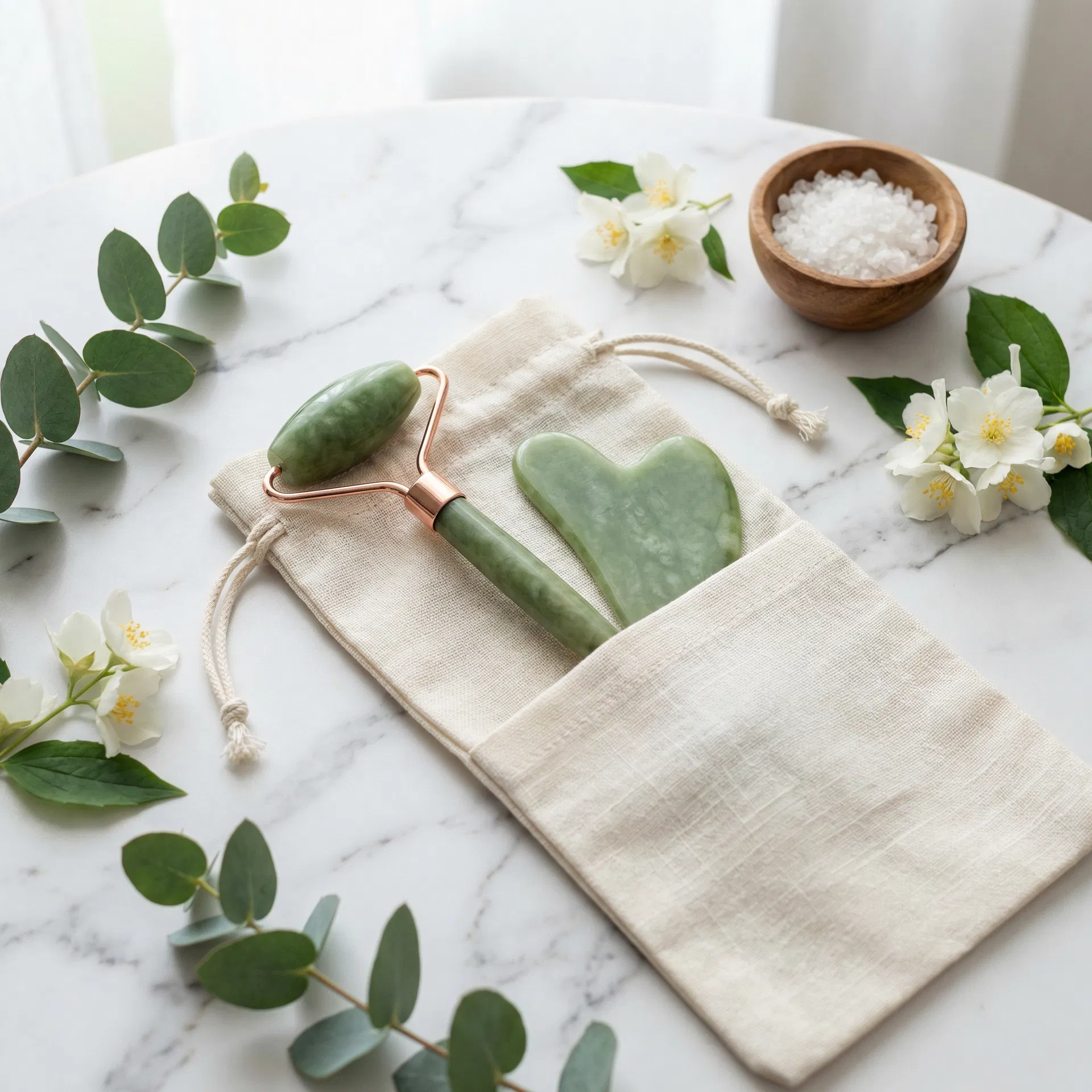 Jade Roller & Gua Sha Set