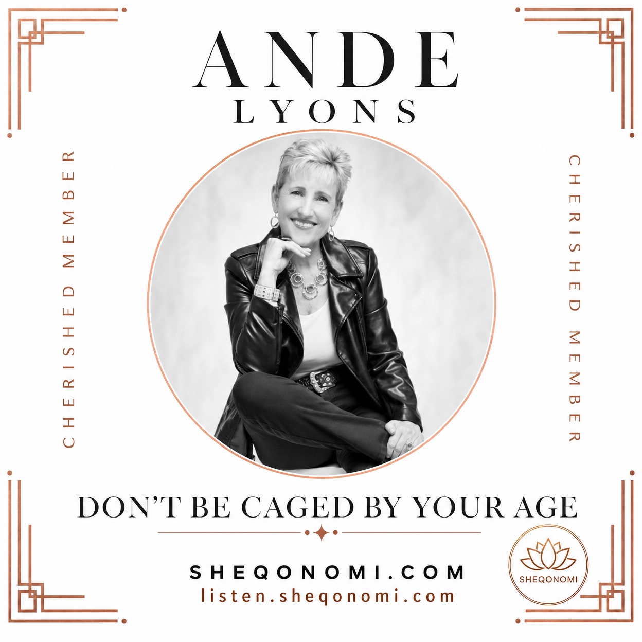 Ande Lyons SHEQONOMI Welcome Graphic