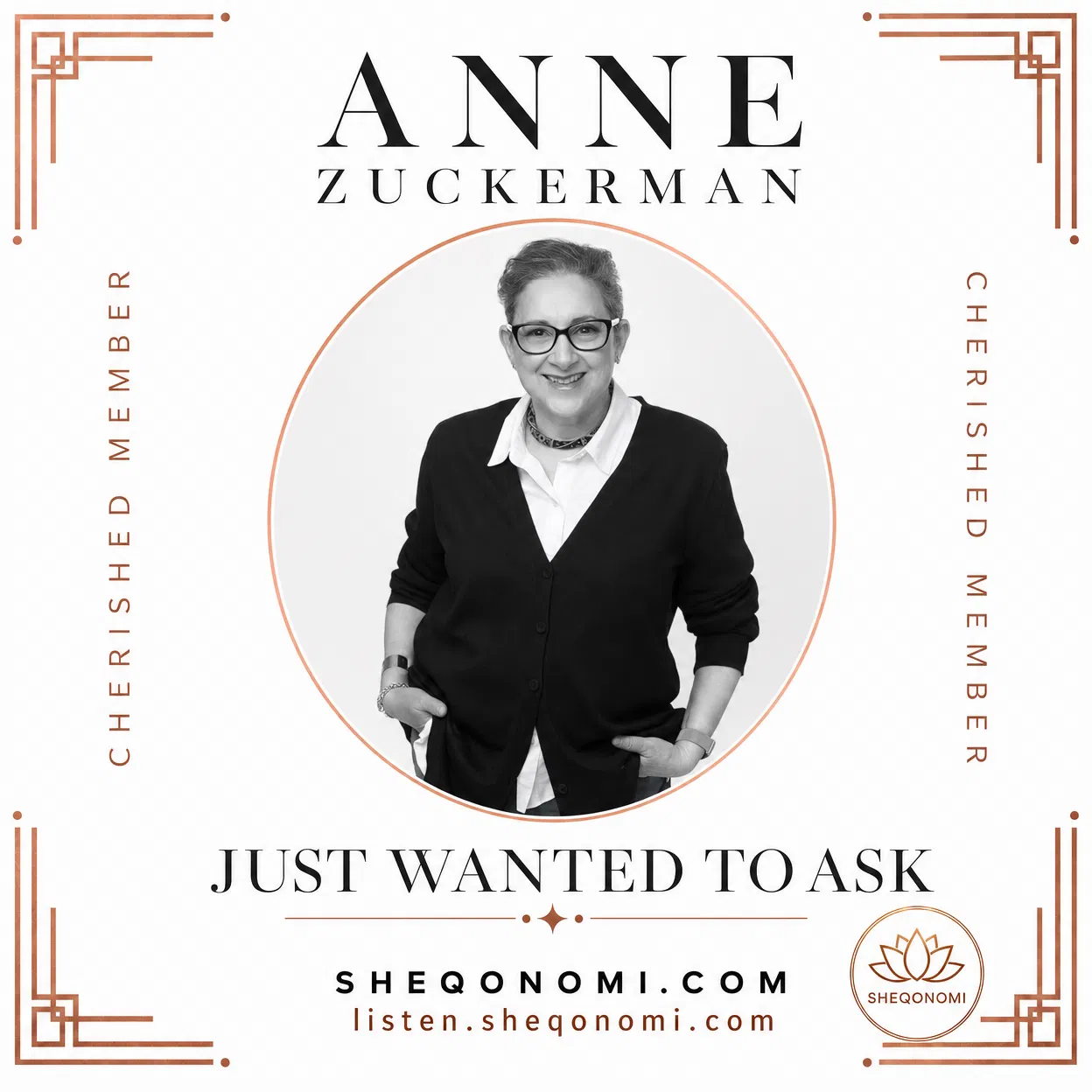 Anne Zuckerman SHEQONOMI Welcome Graphic