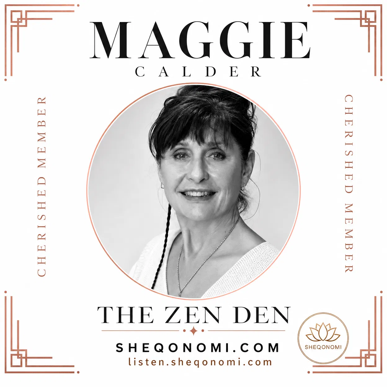 Maggie Calder SHEQONOMI Welcome Graphic