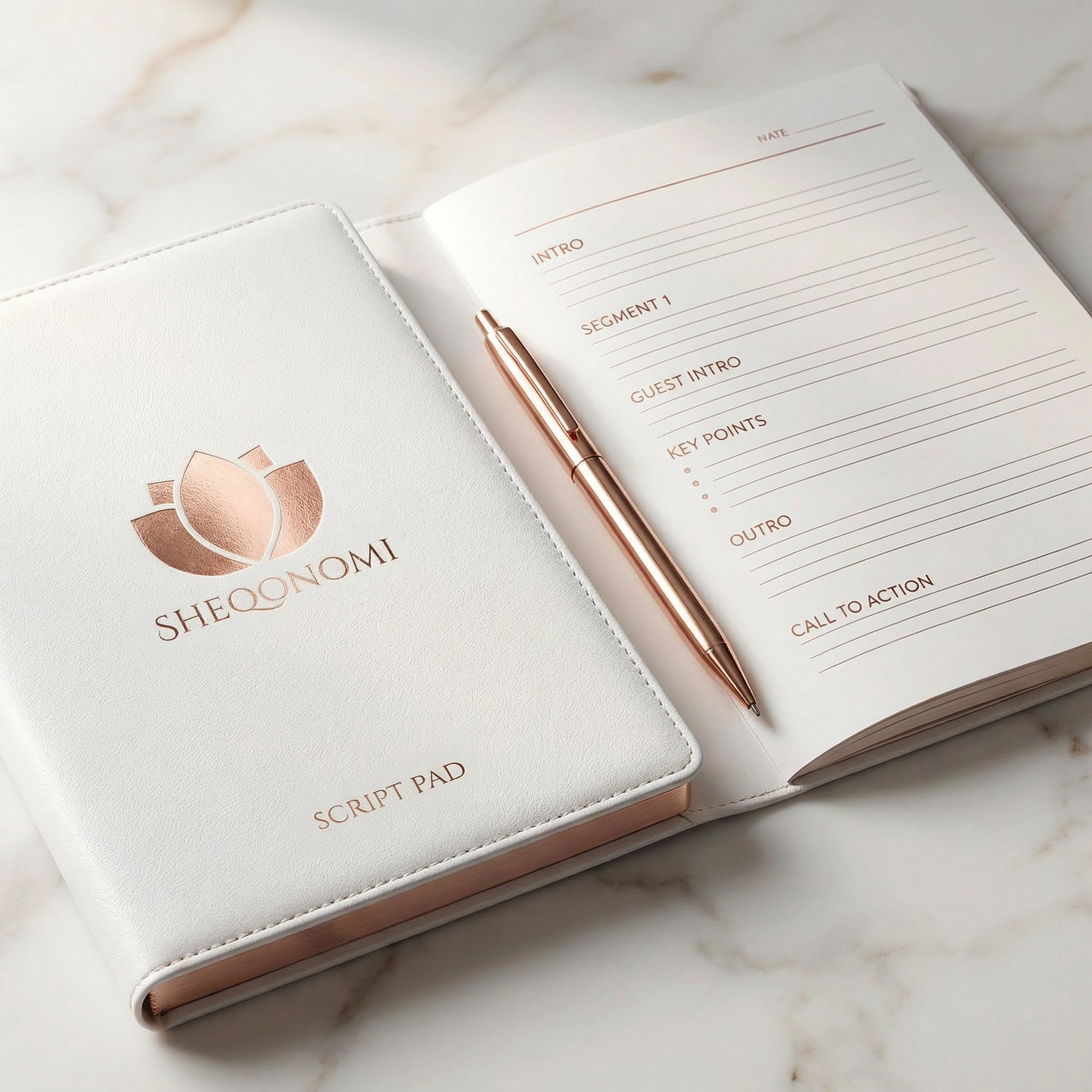 SHEQONOMI Script Pad
