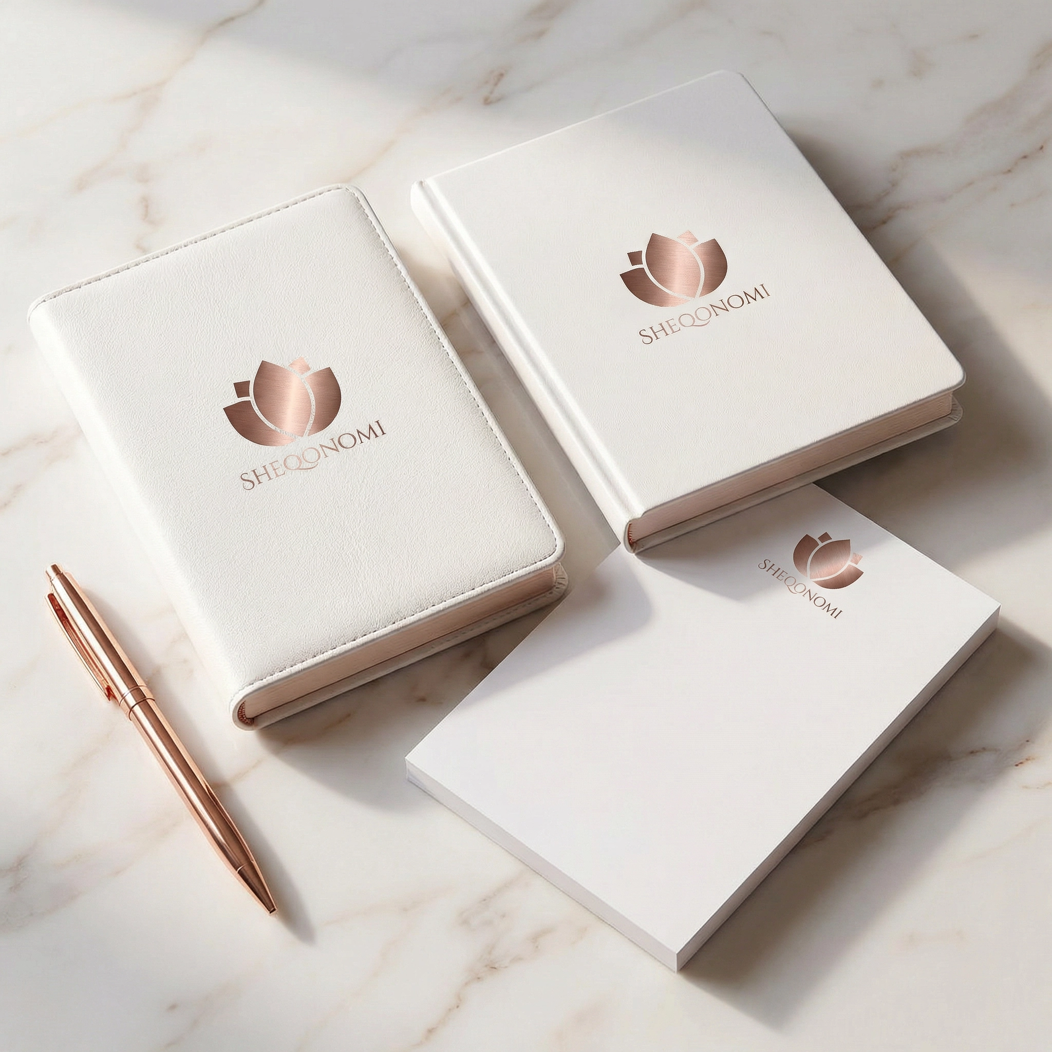 SHEQONOMI Podcasting Stationery Set