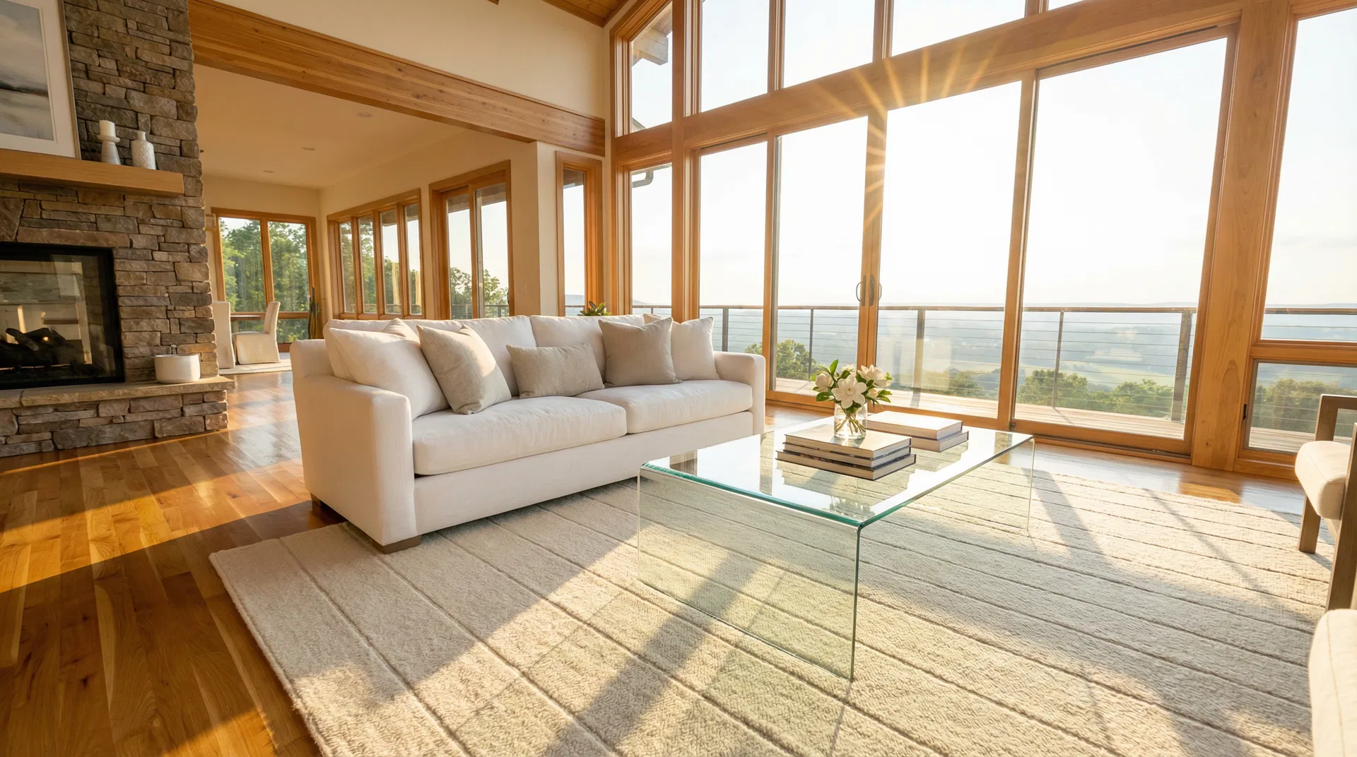 Professionally cleaned North Alabama home interior — Kelly's Cleaning