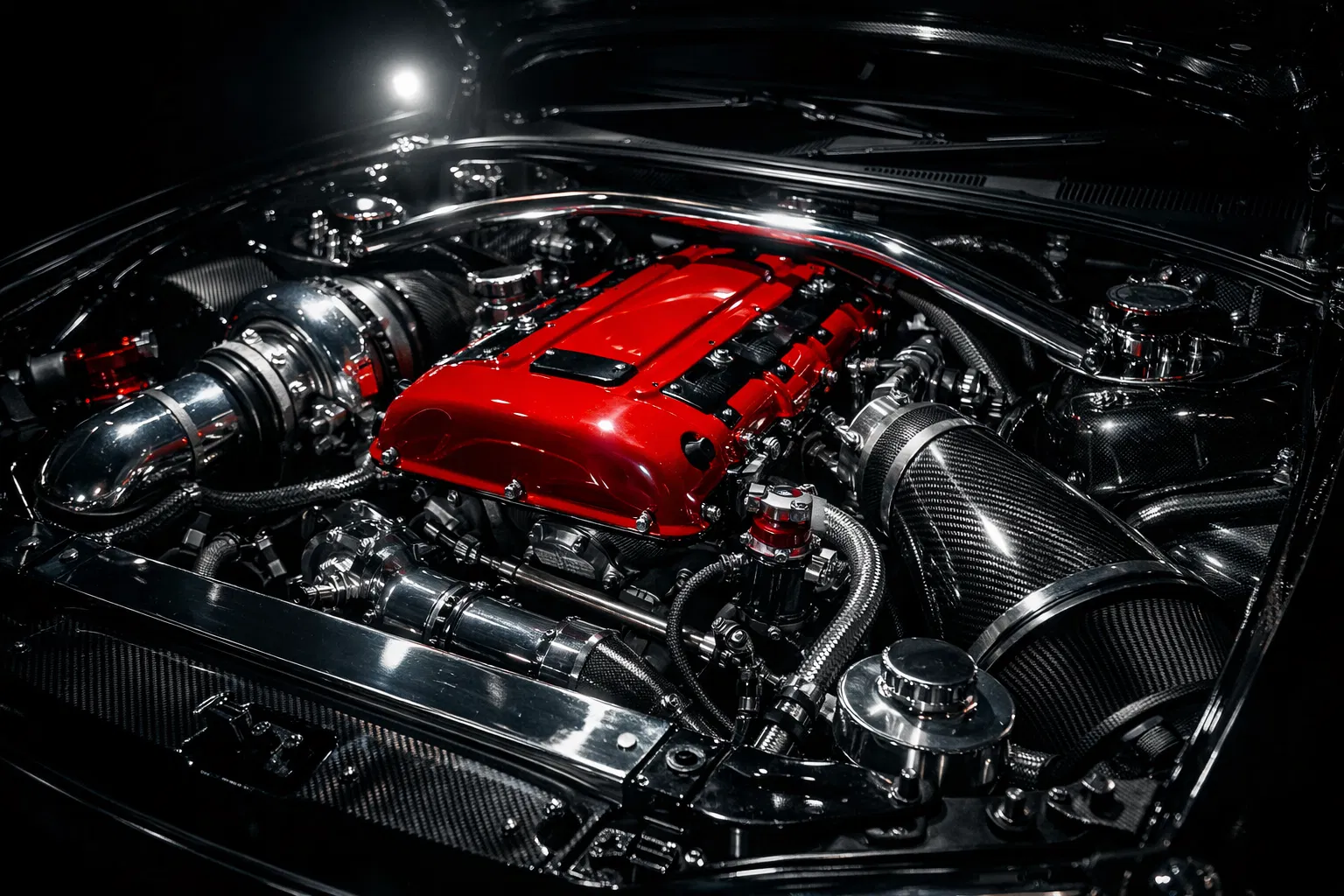 ENGINE BAY REVEAL — 1000HP BUILD