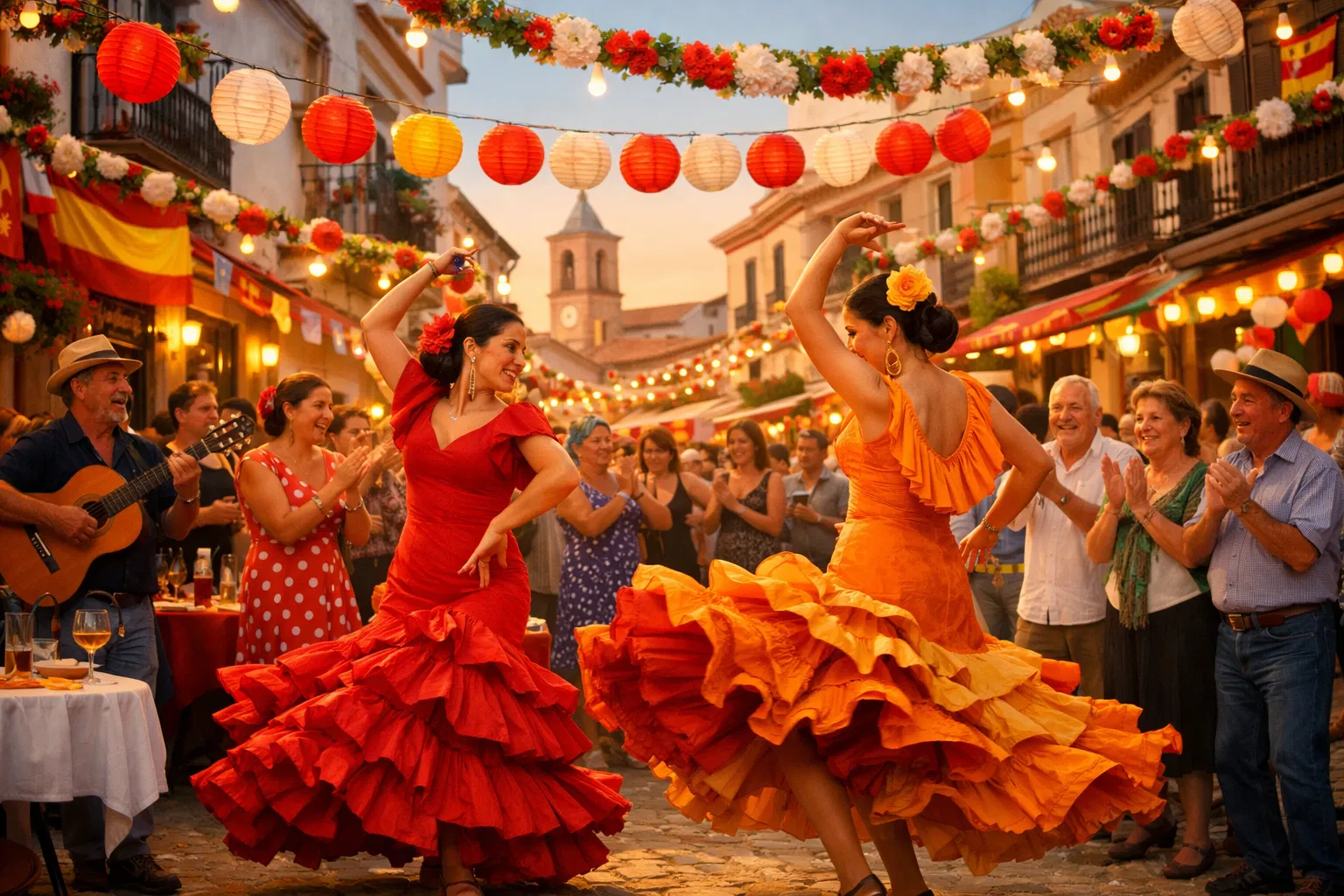 Spanish fiesta celebration in Vera