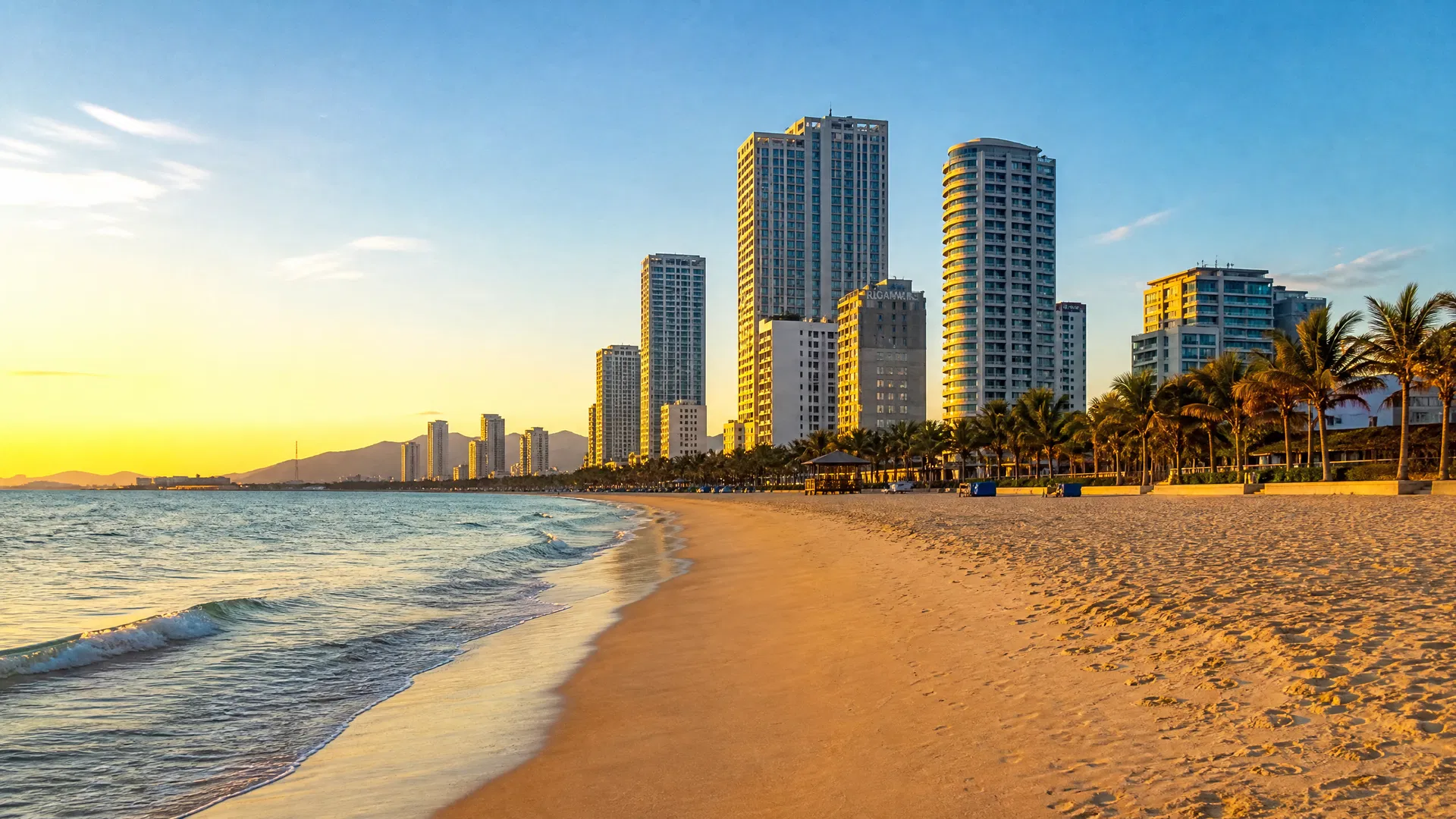 Da Nang coastline, a top destination for Americans moving to Vietnam