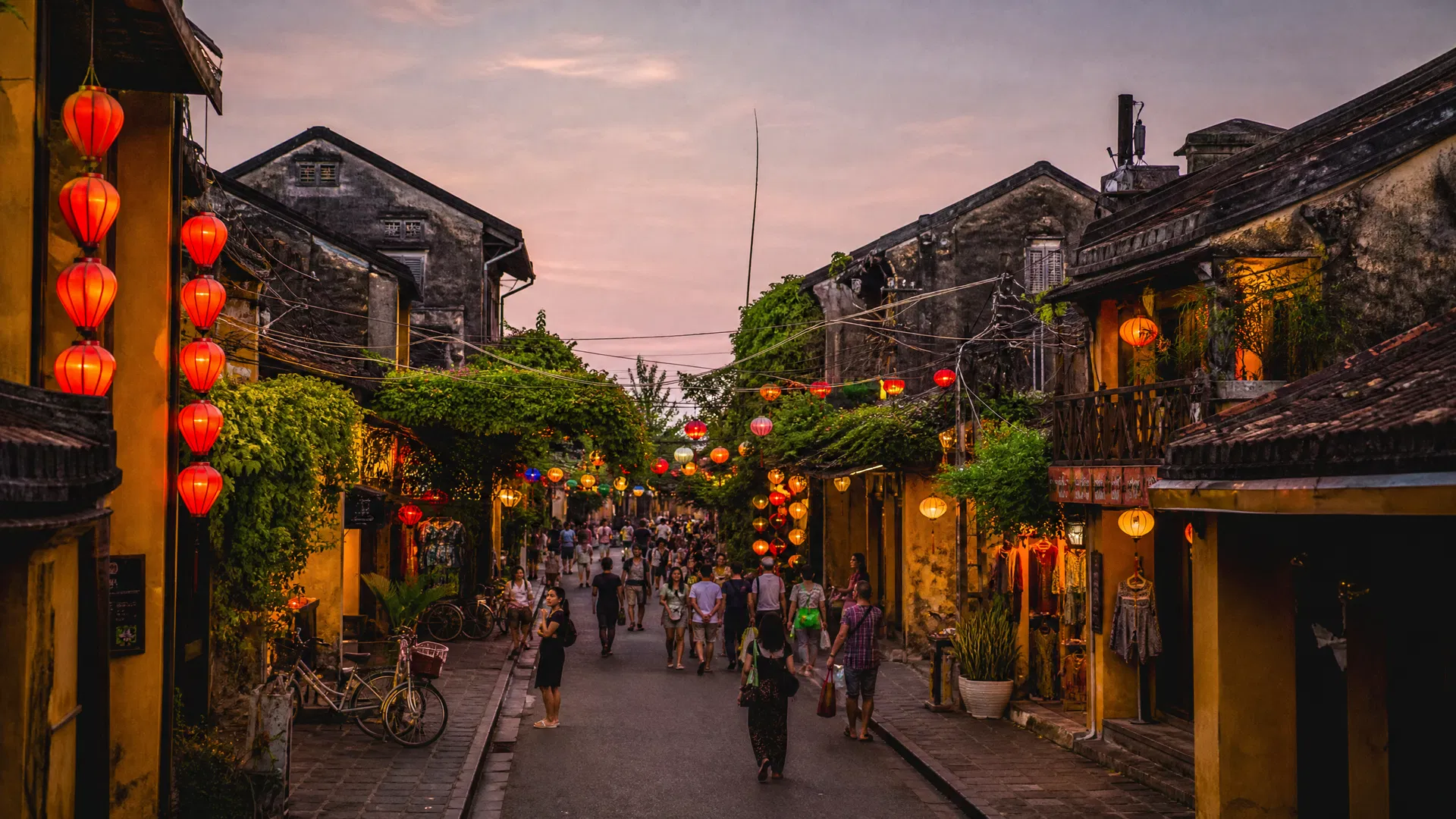 Hoi An ancient town, a UNESCO world heritage site in central Vietnam