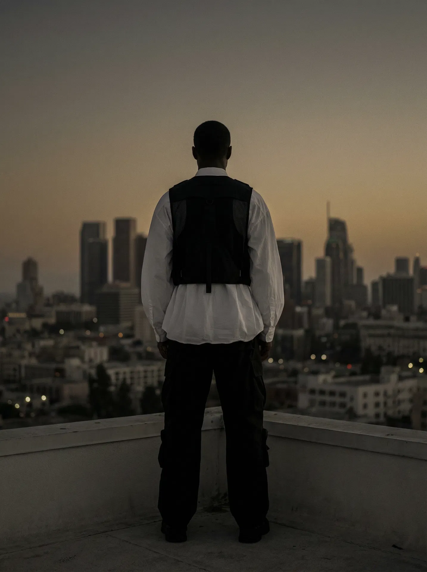 Technical Vest & Oversized Shirt