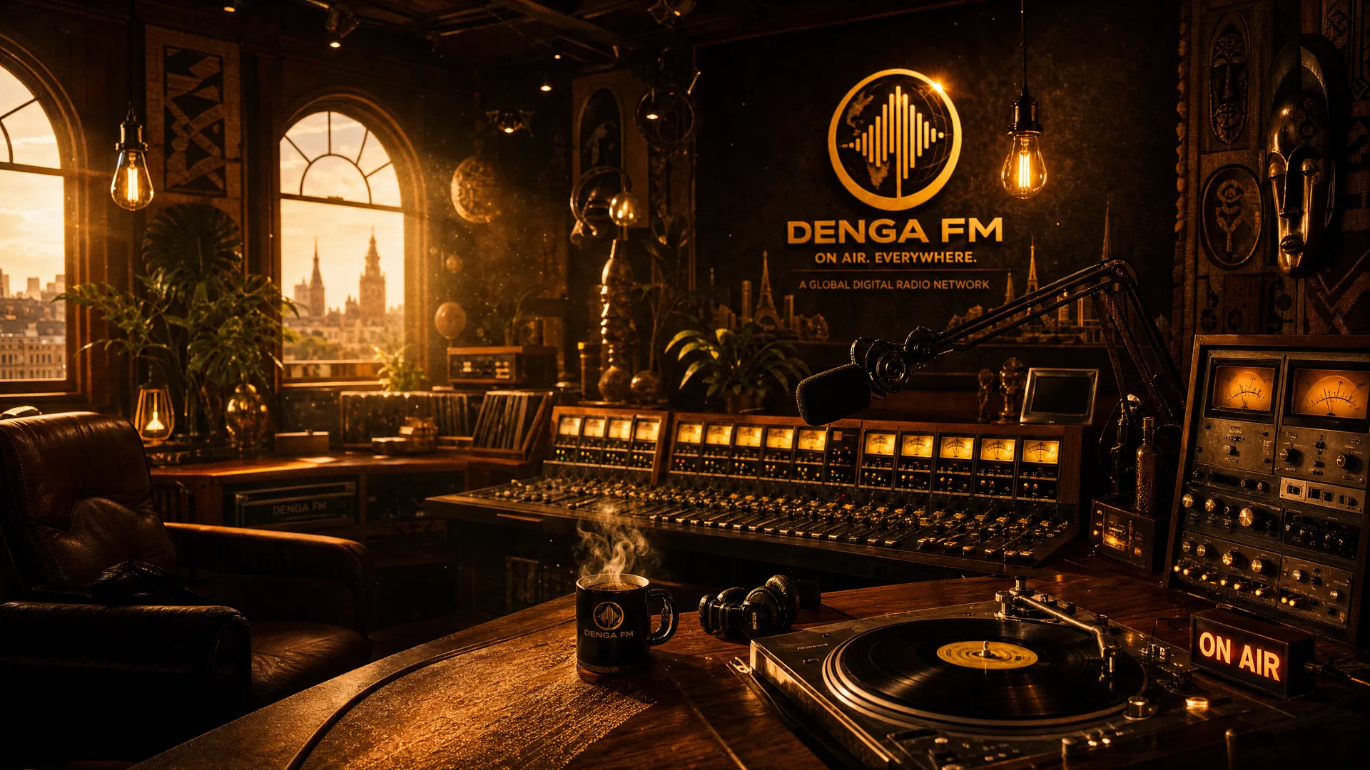 DENGA FM Mobile App — Coming Soon to iOS & Android