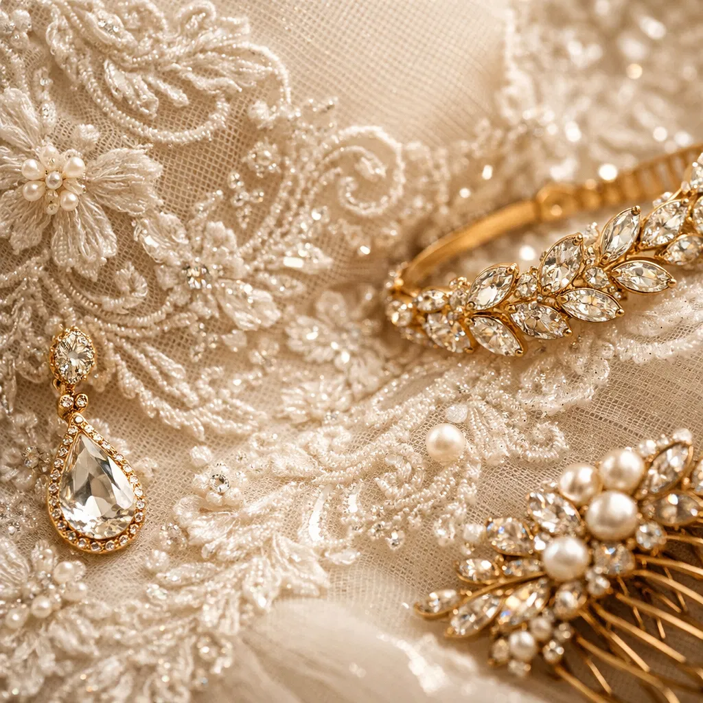Klassisch elegante Brautmode
