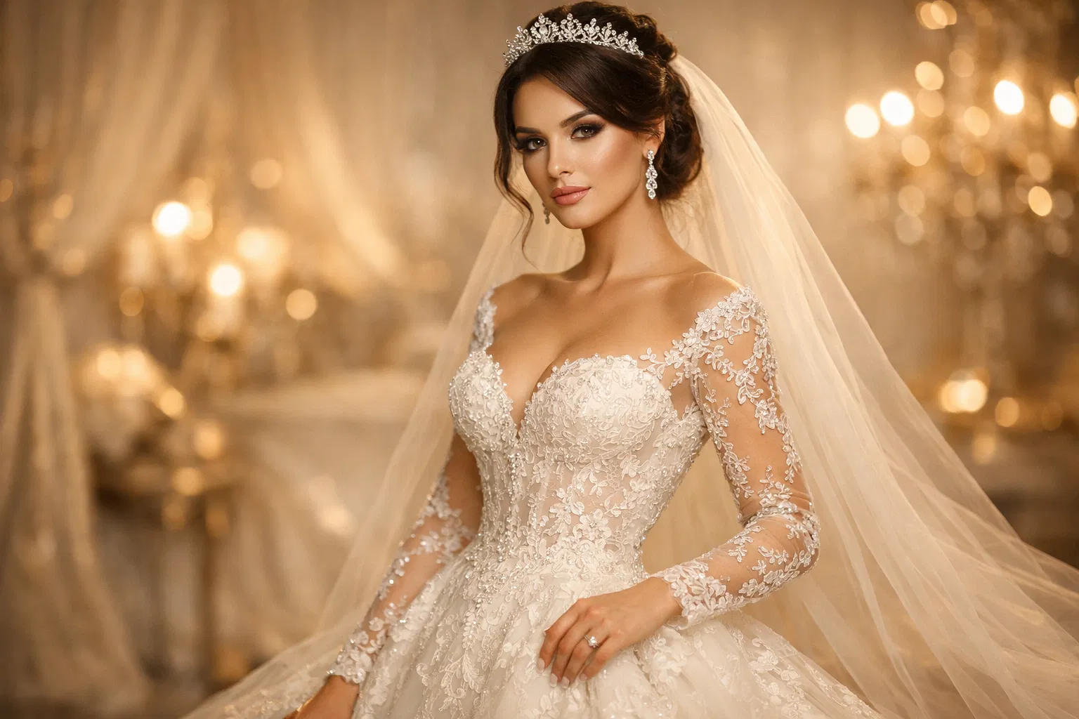 Romantische Brautkleider