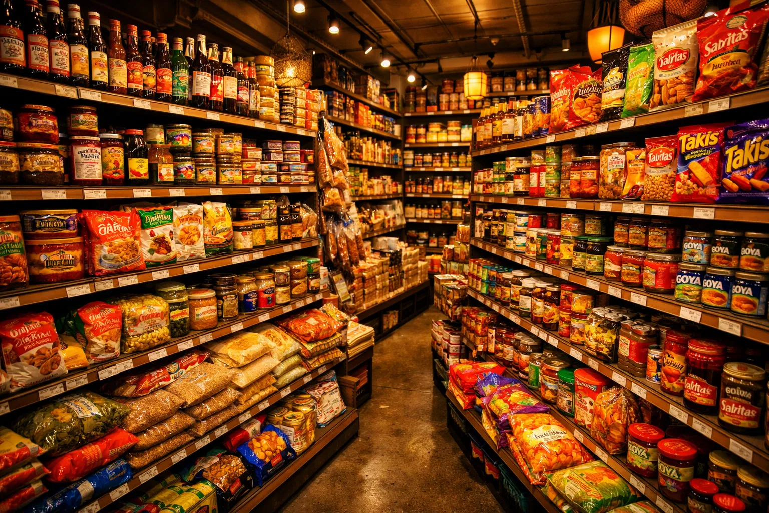 Inside Bismillah Mix Market