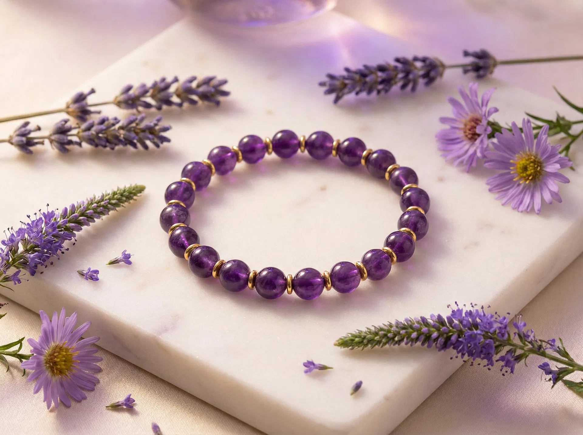 情緒療癒紫水晶手鍊