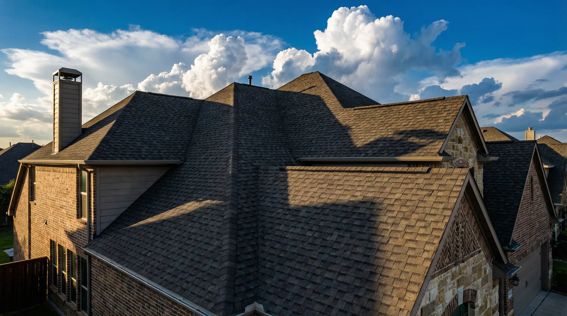 Beautiful new GAF roof