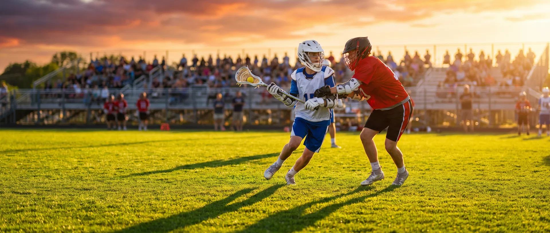 Lacrosse action