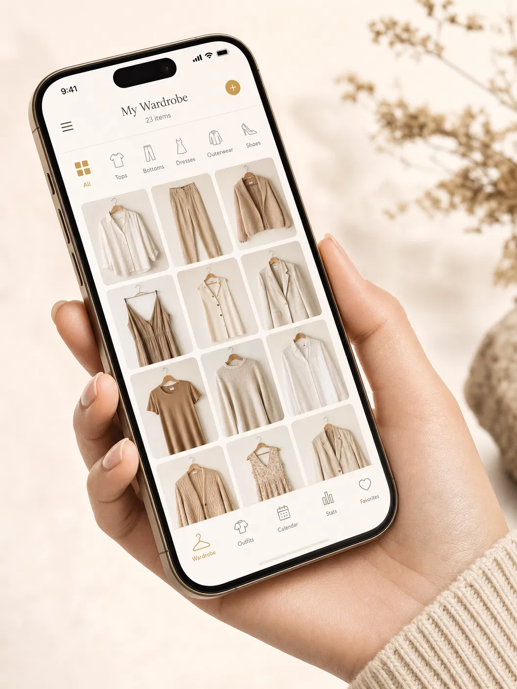 Mockup de l'application WEAR