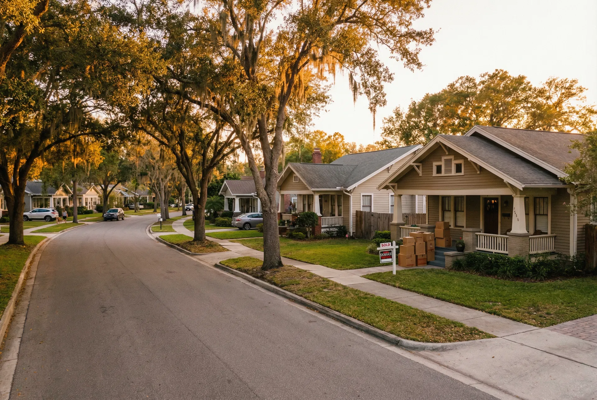 Florida neighborhood — the downsizing journey