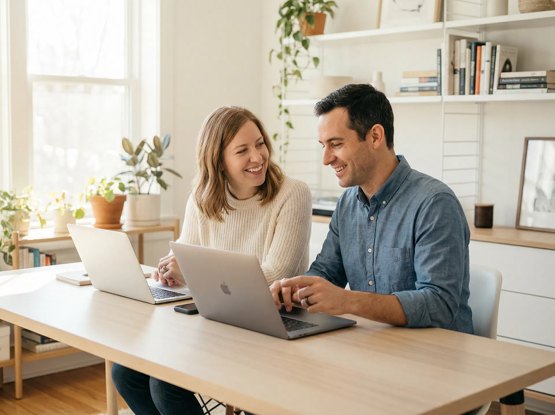 Emma Freeman and Dan Guilfoil — founders of Bluebird Automation