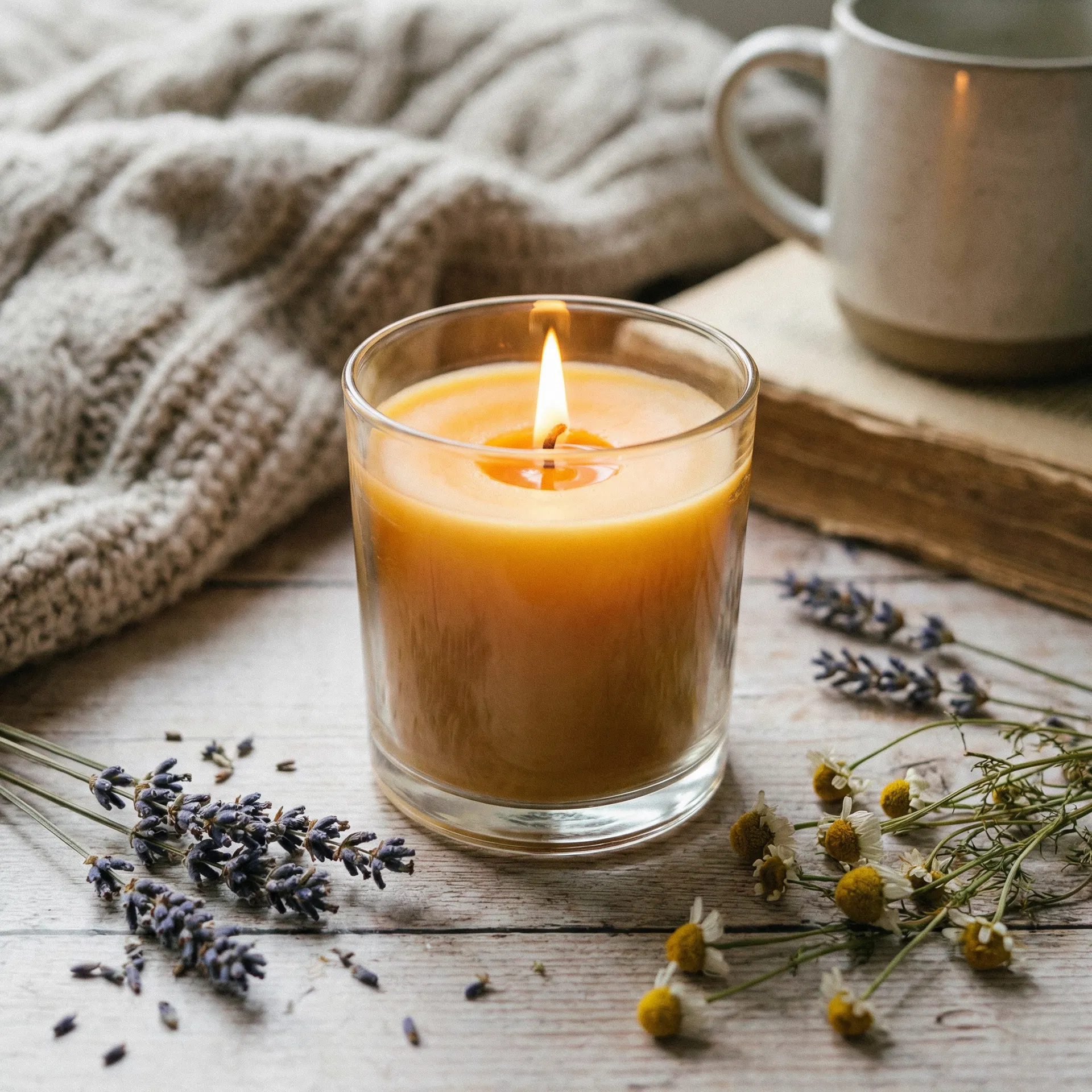Beeswax Relaxation Candle