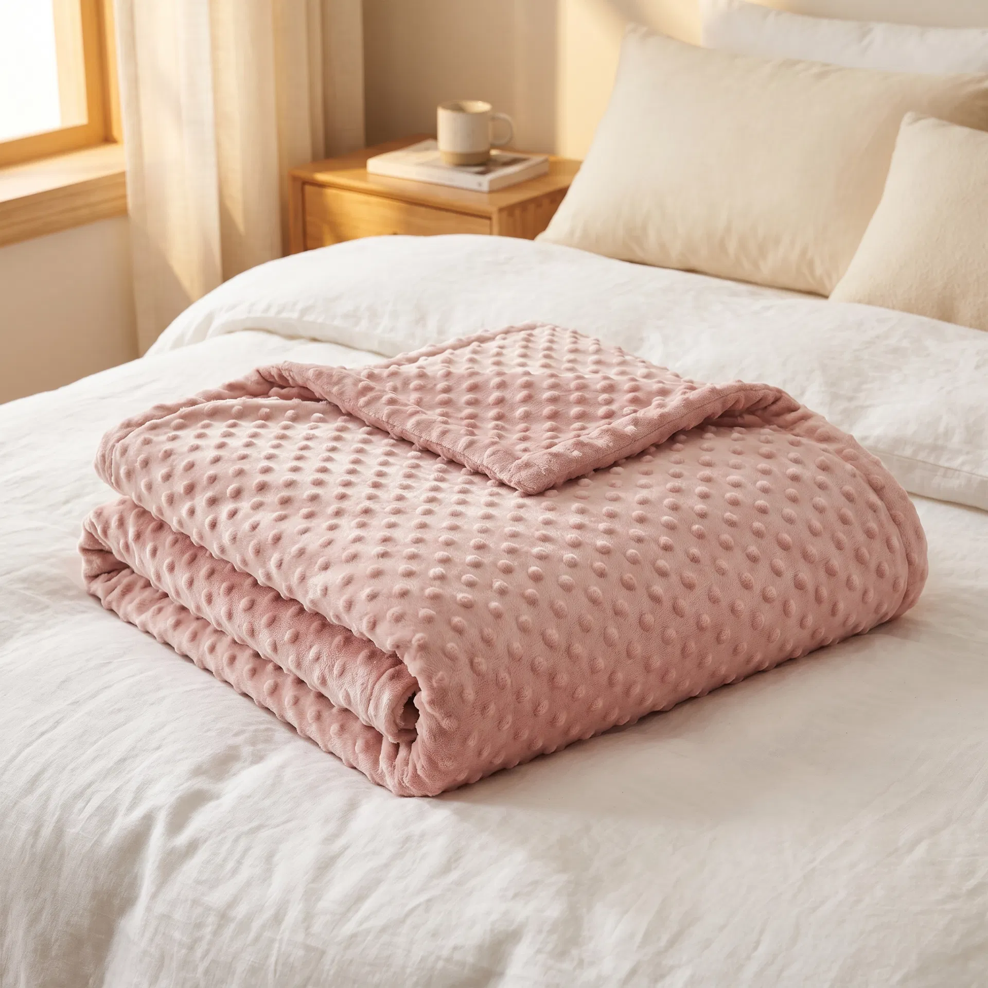 Minky Dot Weighted Blanket