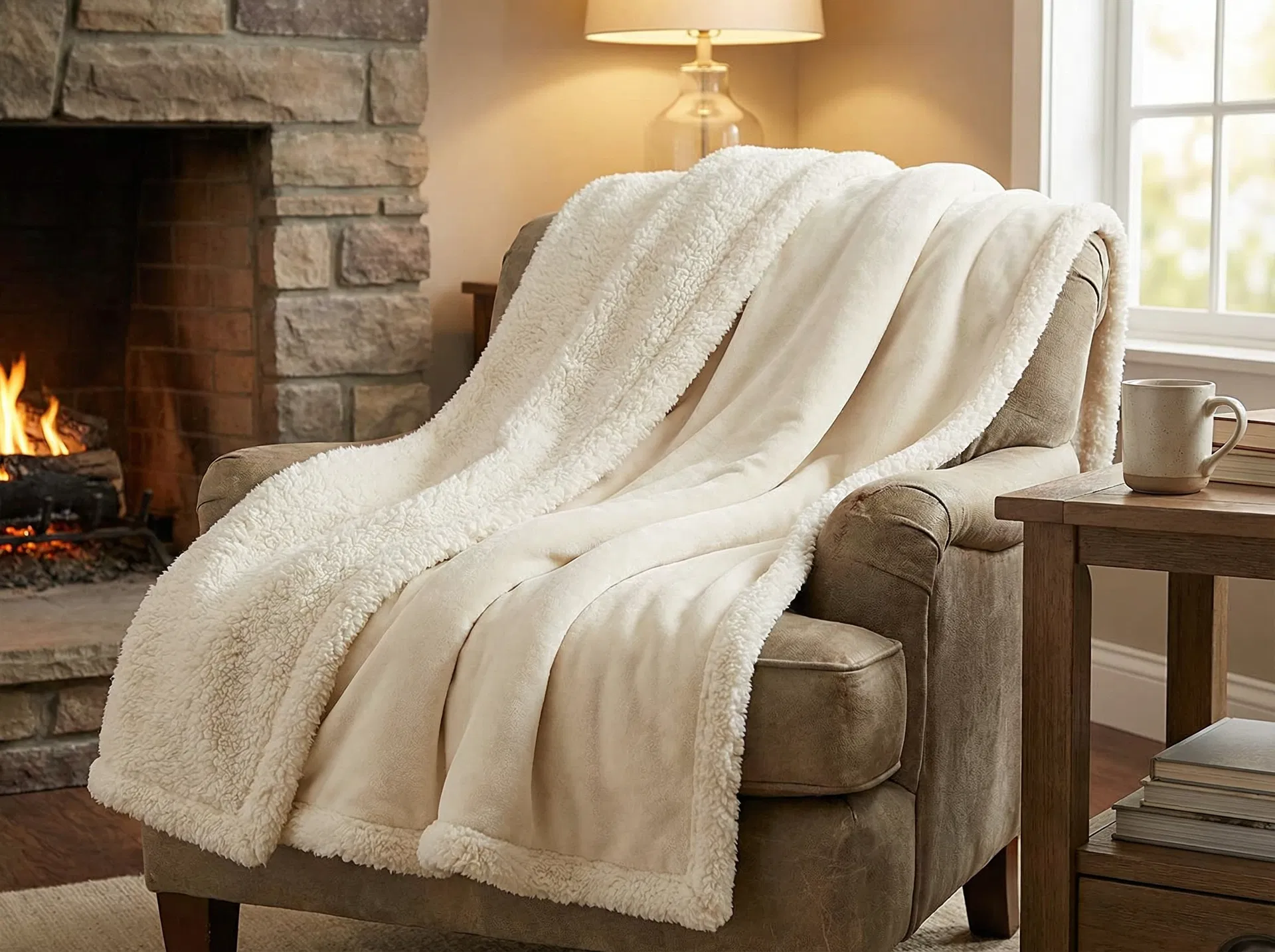 Plush Sherpa Throw