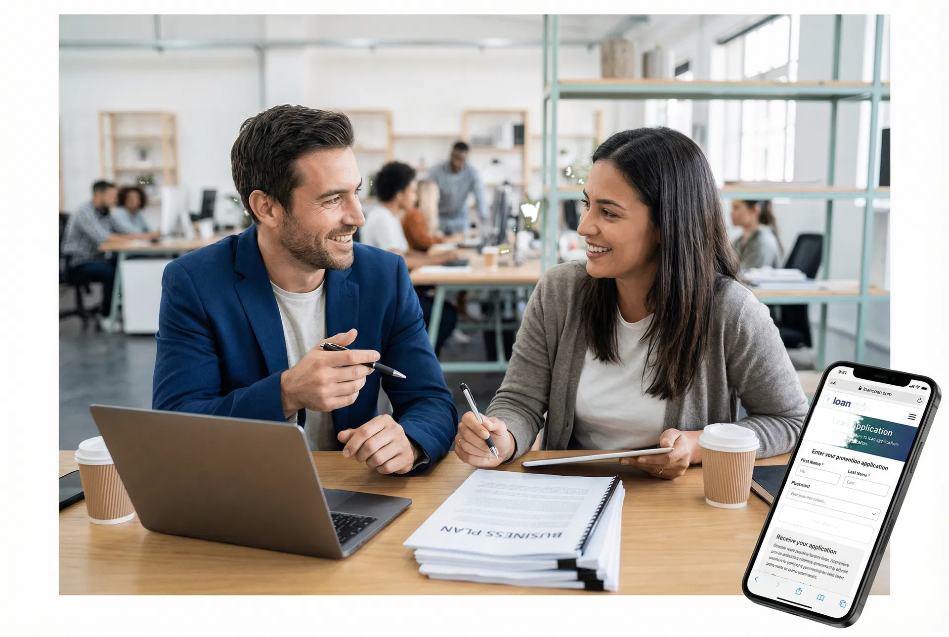 企業貸款服務場景圖片