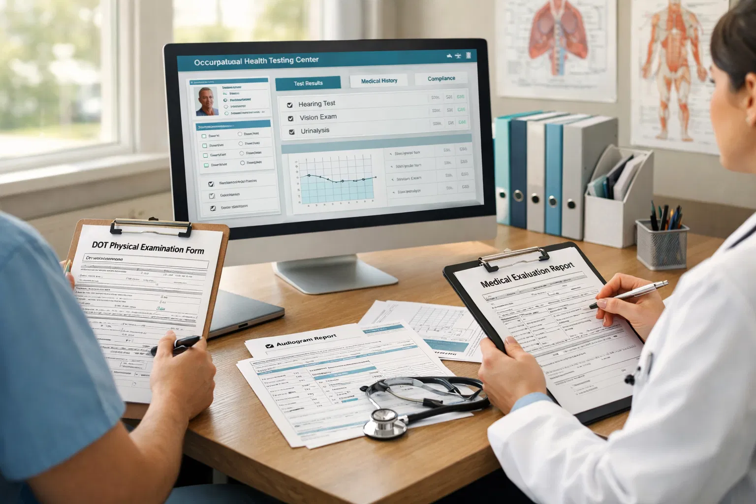 Professional occupational health testing center