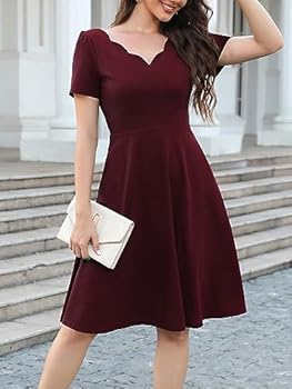 Vestido Elegante Borgonha