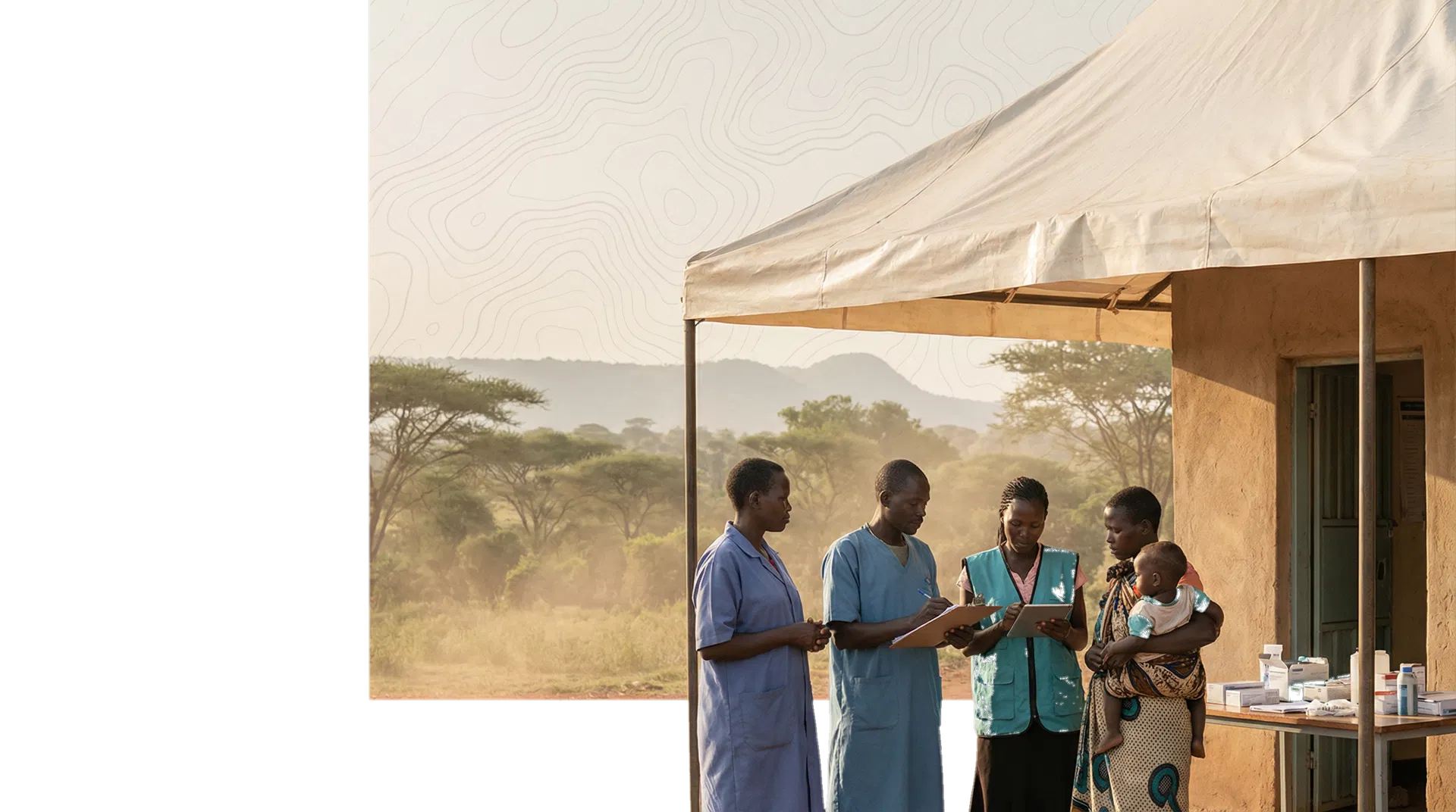 AIDHealth field health consultation scene