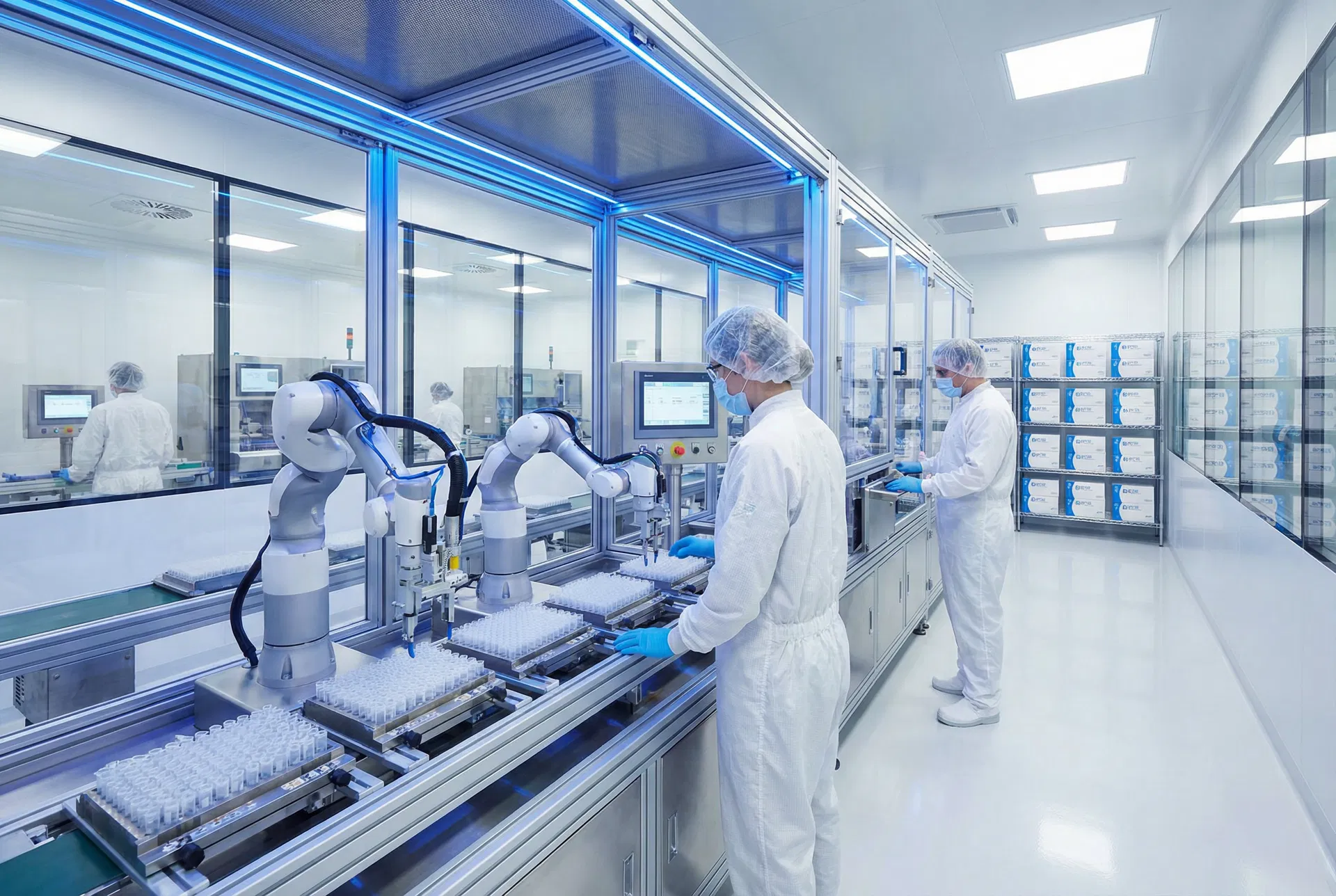 Samos Laboratories kit manufacturing facility