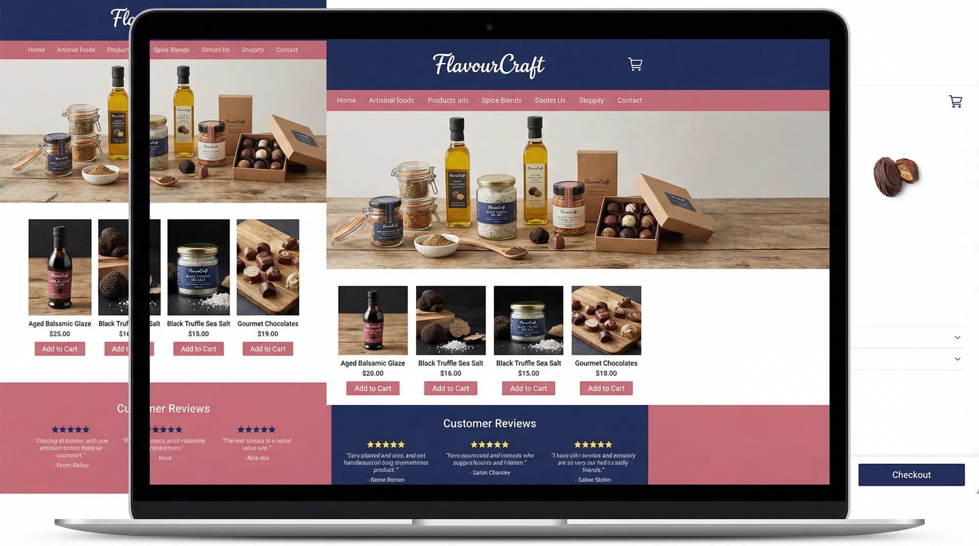 متجر الأطعمة "طعم الوطن"