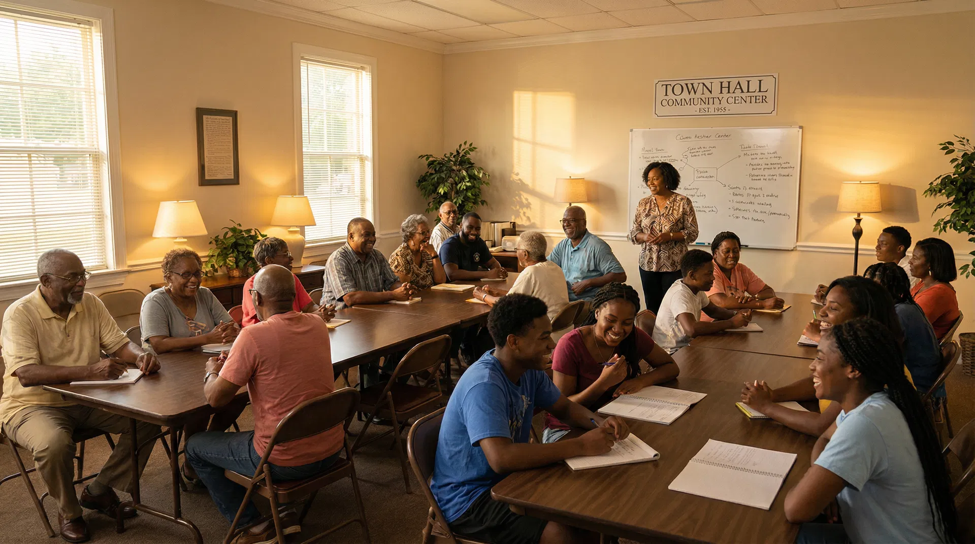 Community training session