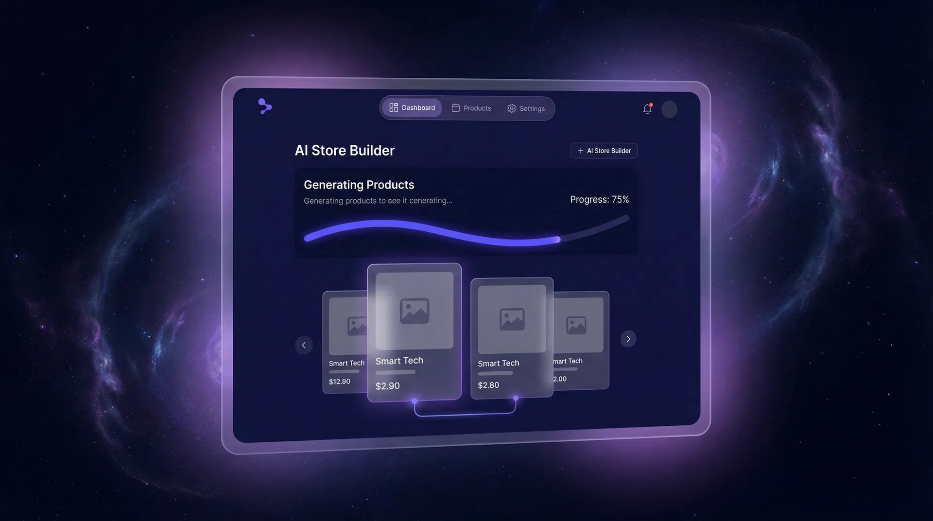 Zendrop AI store builder creating a complete branded online store in under 5 minutes