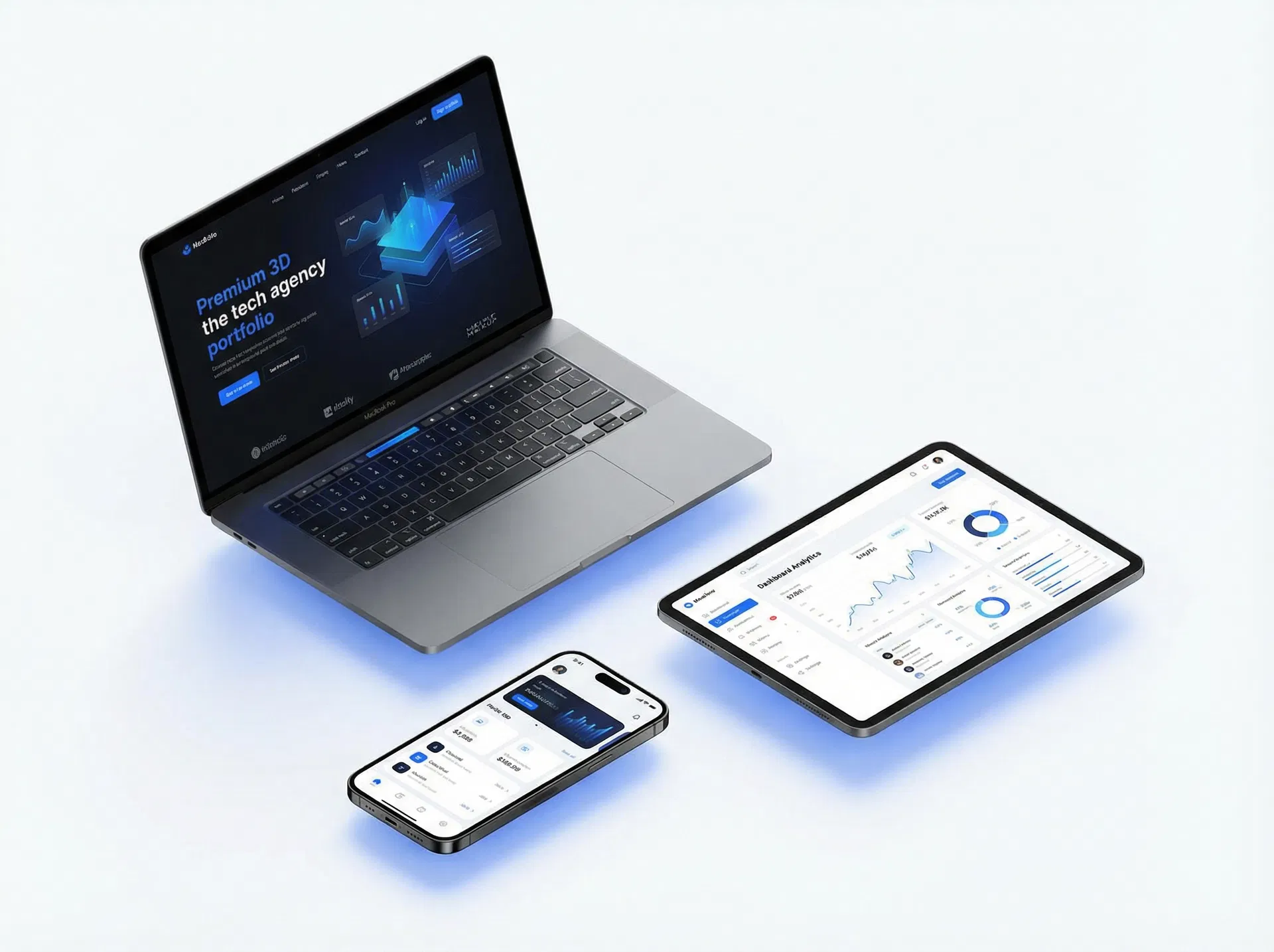 Avensera Tech. — Digital Product Mockups