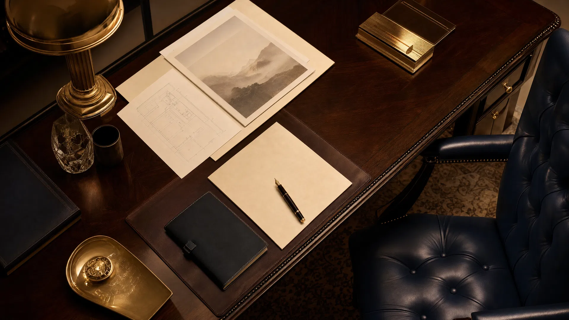 Premium consultation workspace