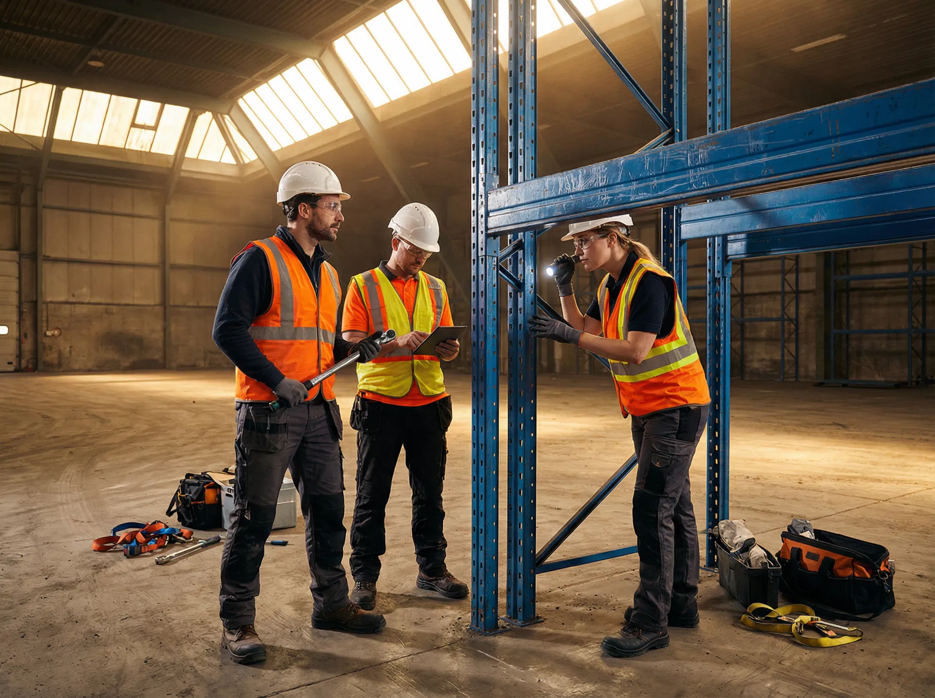 Manutenção de estruturas metálicas