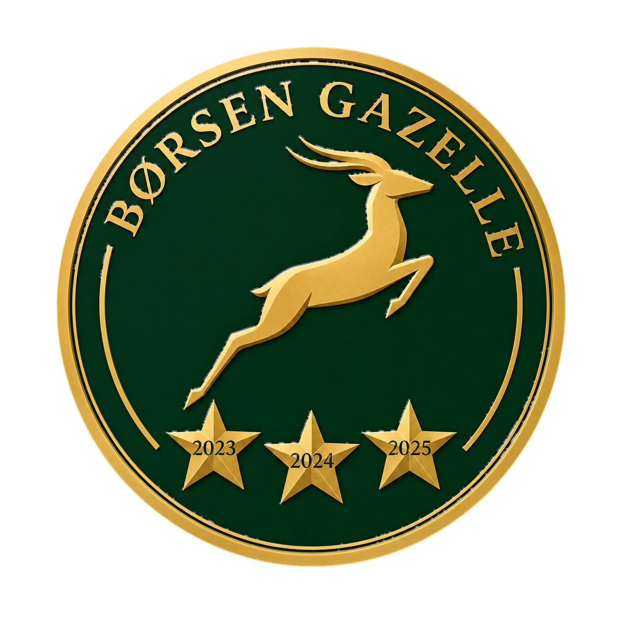 Børsen Gazelle 2023, 2024 og 2025