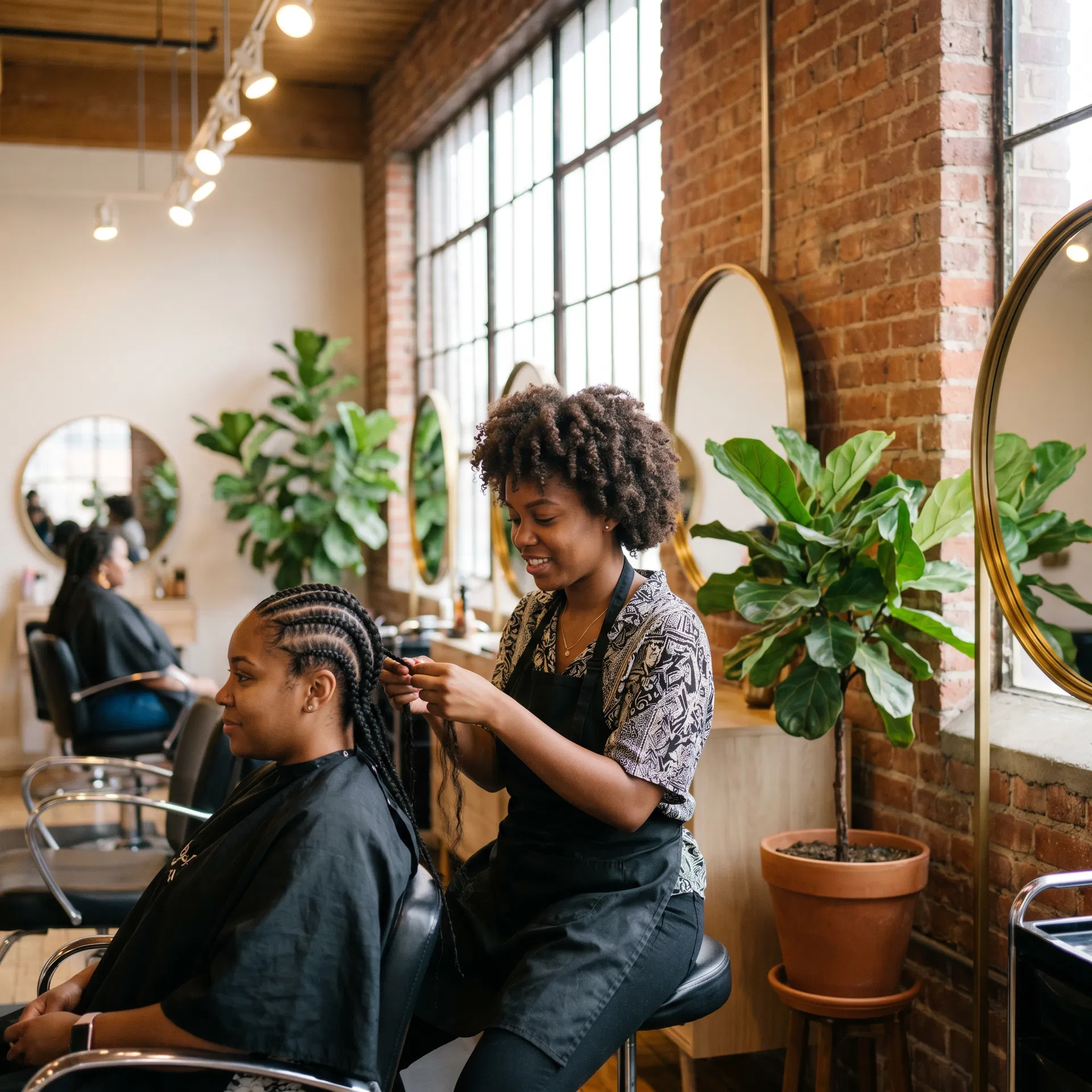 Natural Hair Braiding