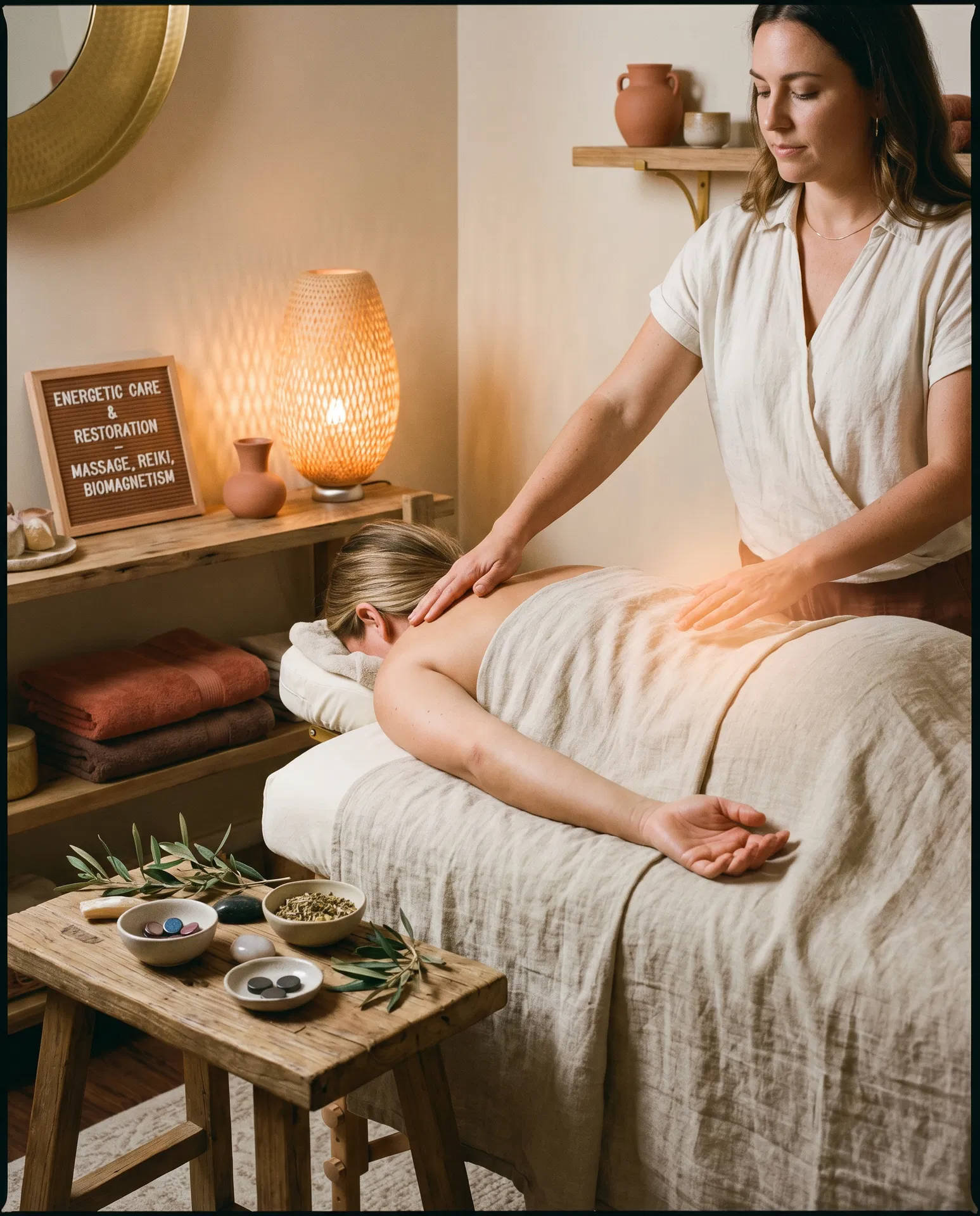 Massage, reiki, and energetic care