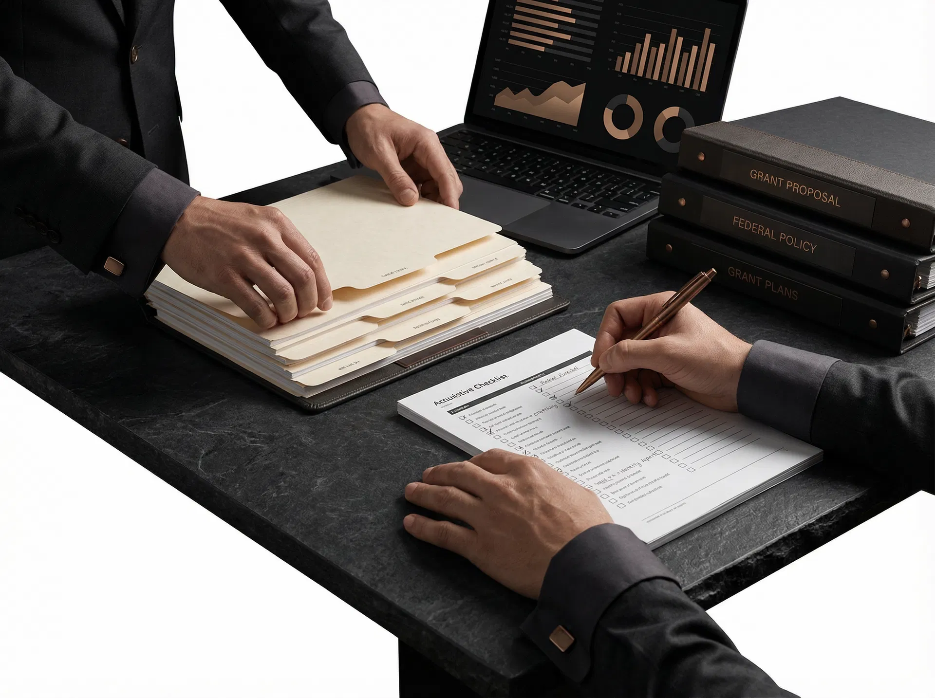 Compliance monitoring documents and administrative review materials