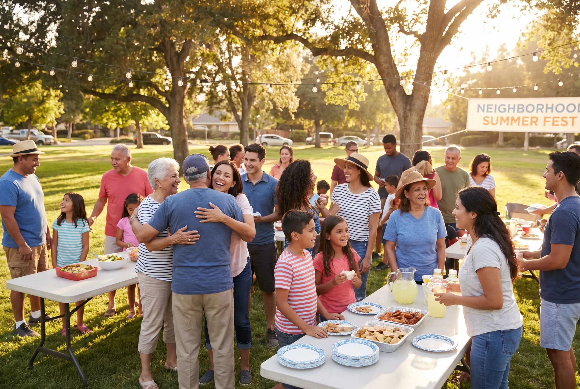 Community gathering in Rancho Cordova