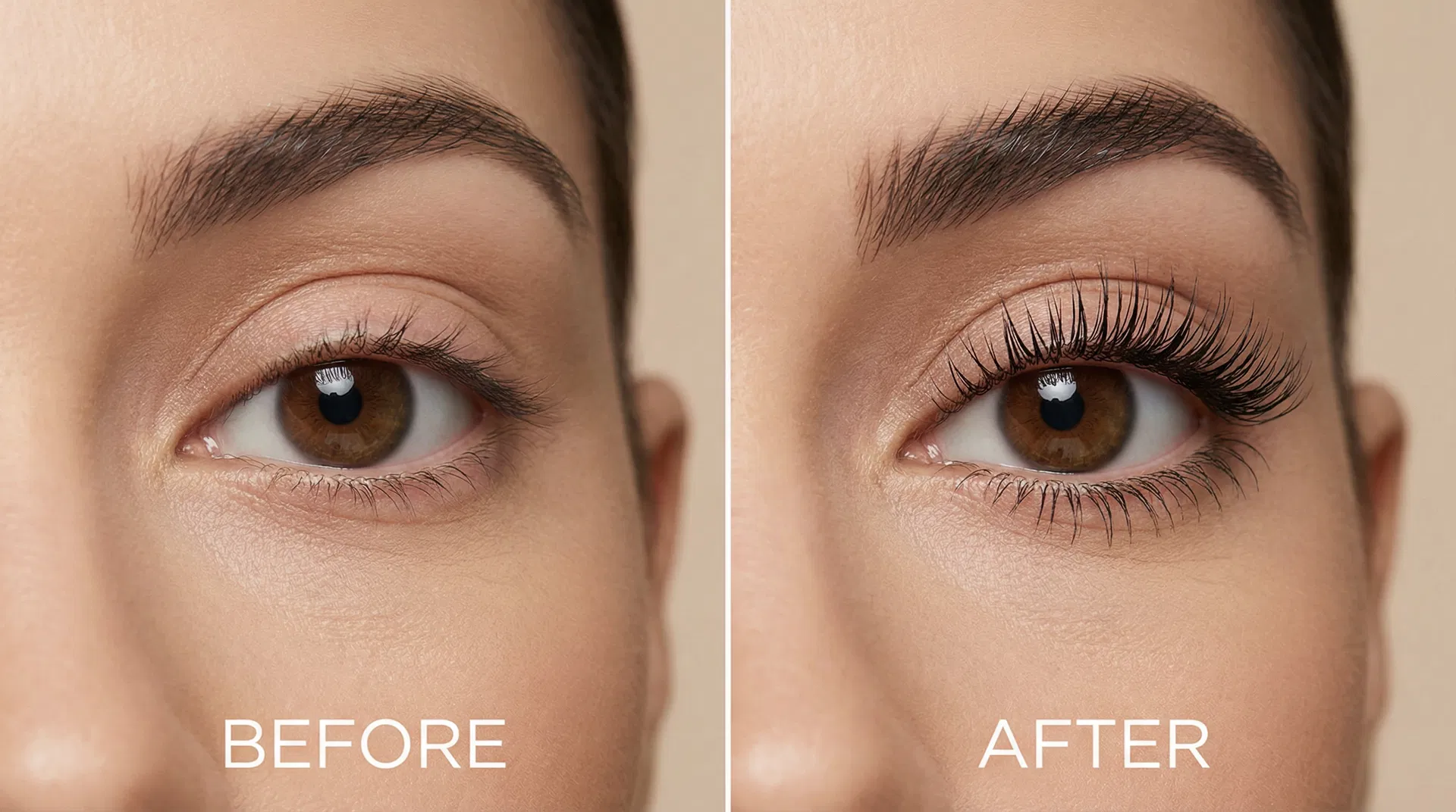 Lash Lamination Before and After