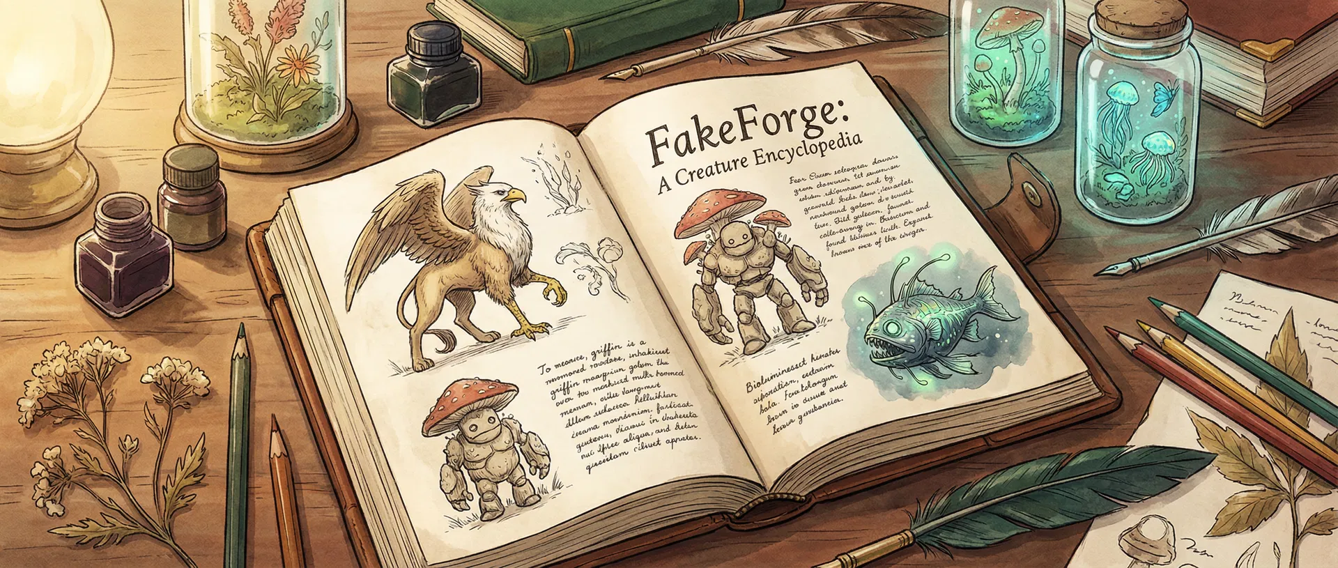 FakeForge — A Creature Encyclopedia