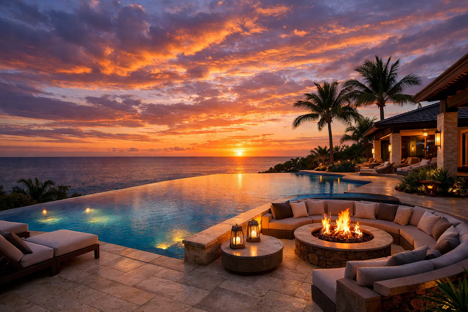 Infinity Pool · Sunset