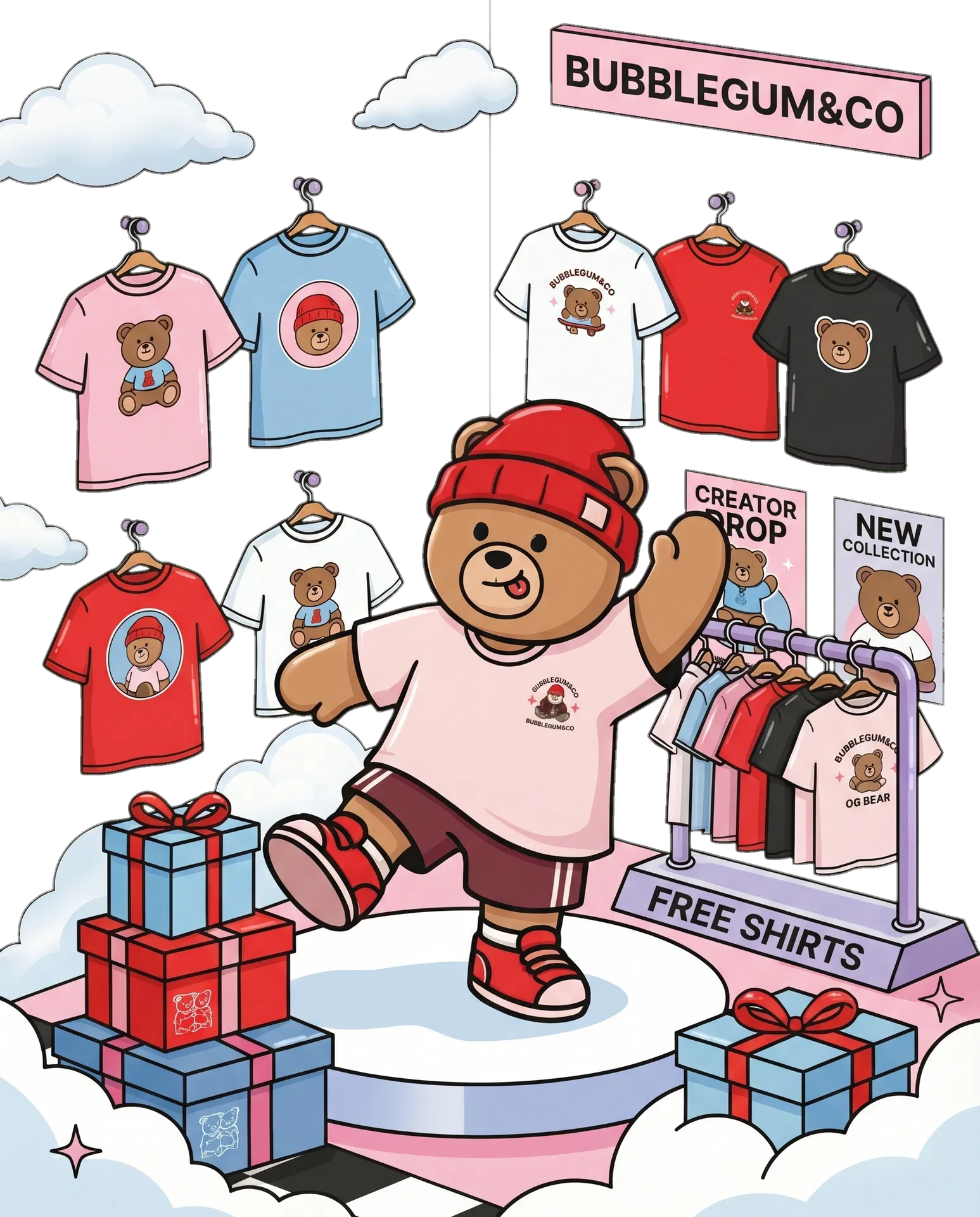 Relax Bear creator poster