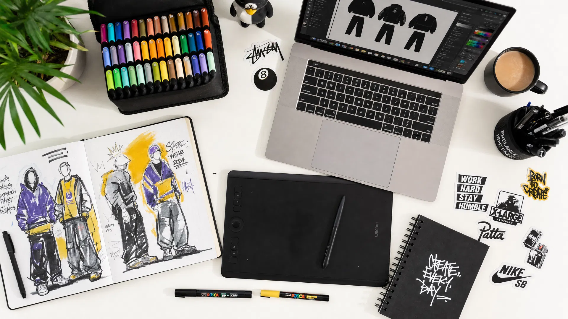 Artist creative workspace