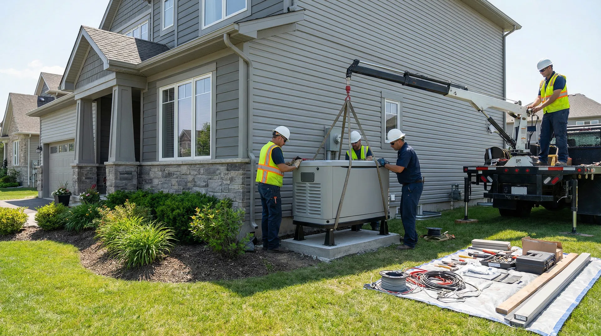 Generator installation
