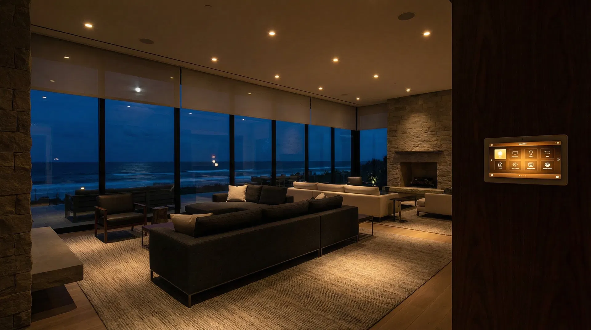 Luxury smart home interior