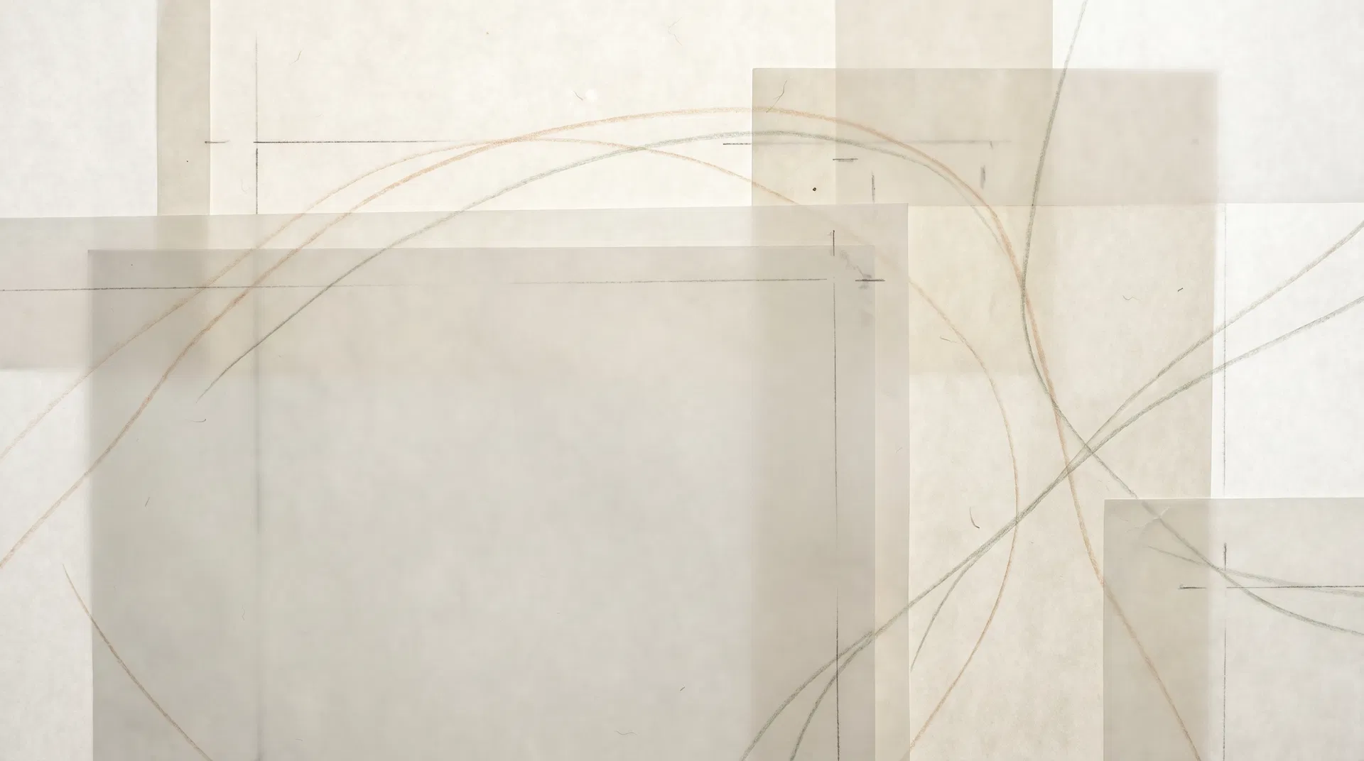 Soft textured editorial background with abstract pathway lines