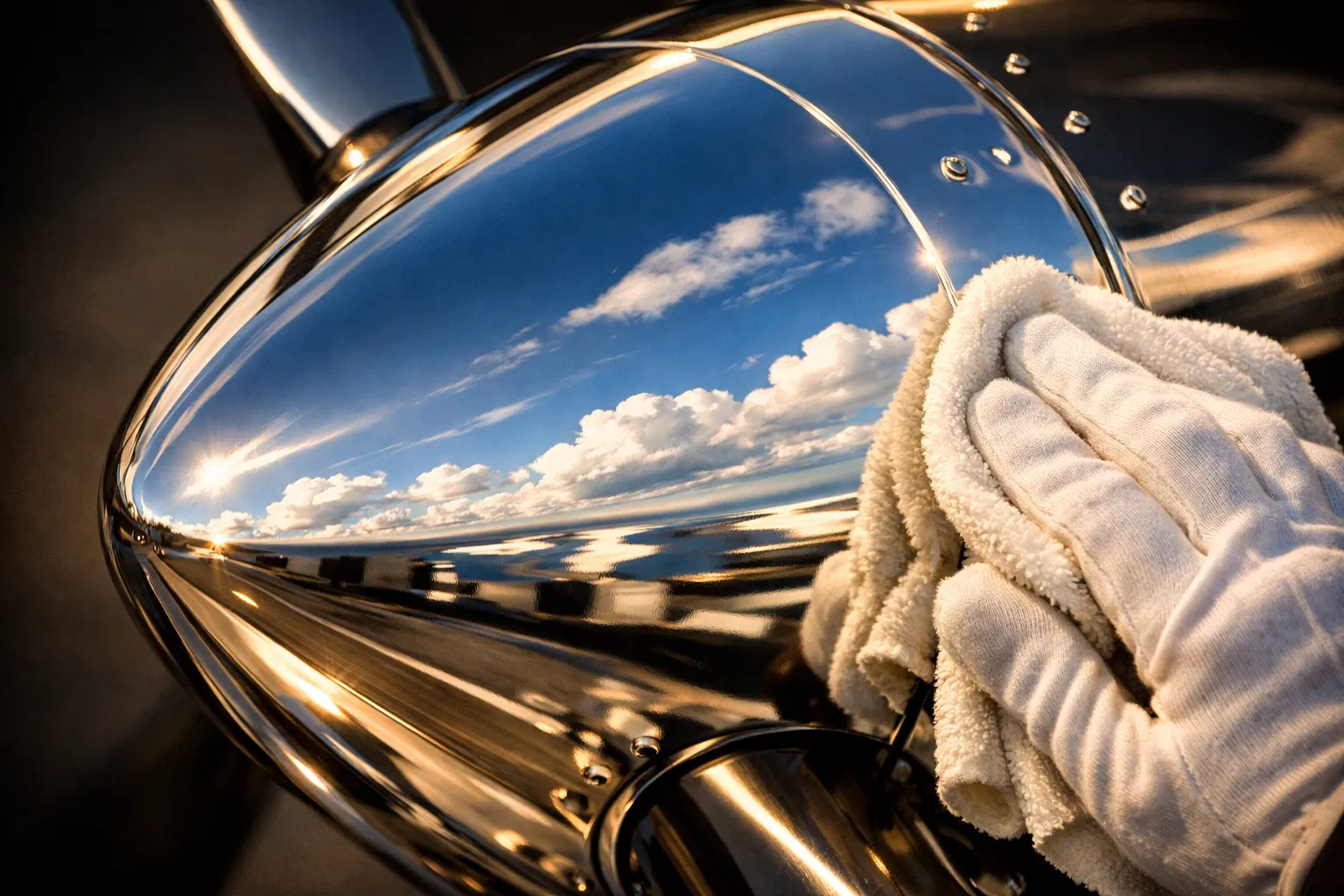 Brightwork polishing